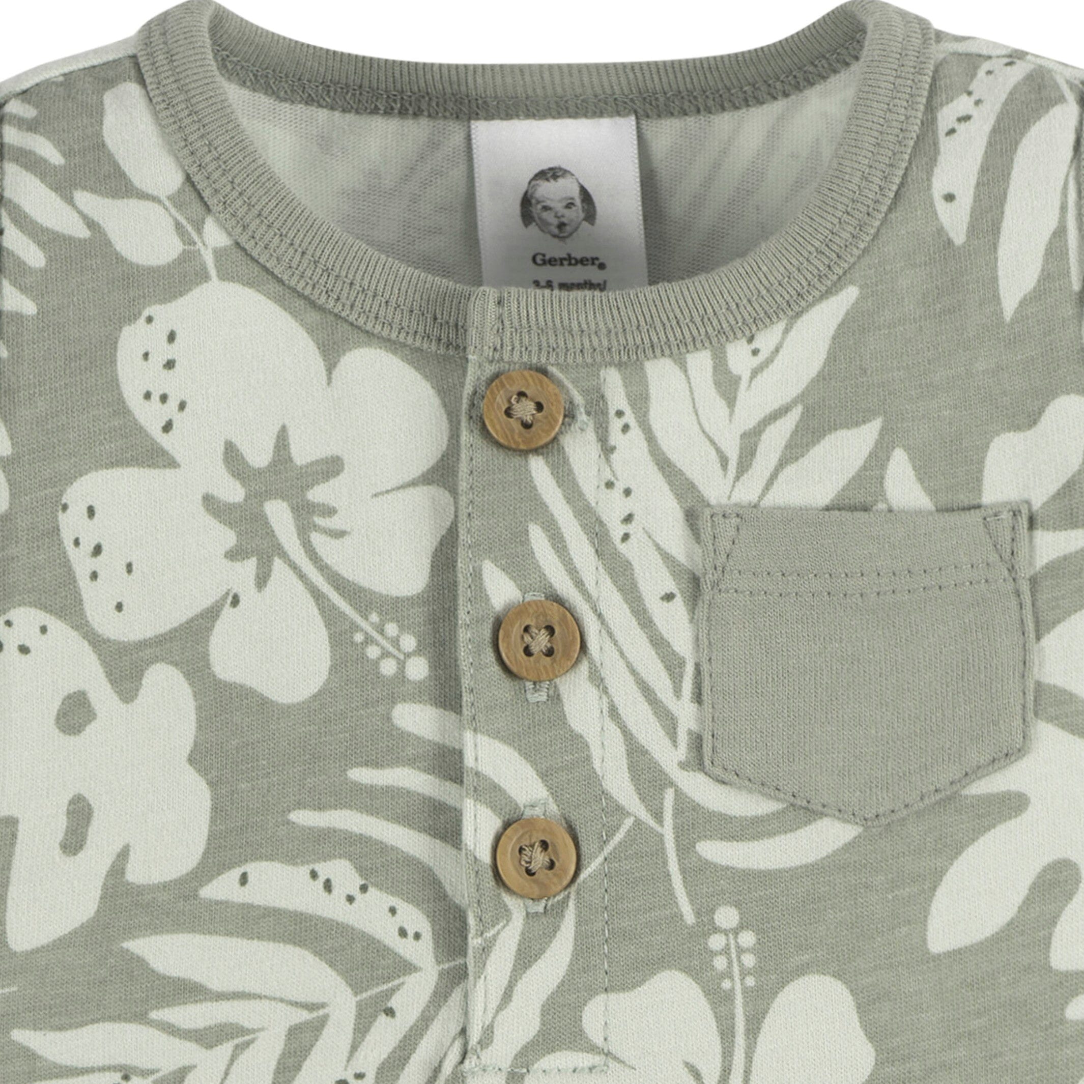 2-Pack Baby Boys Tropical Rompers - Image 8