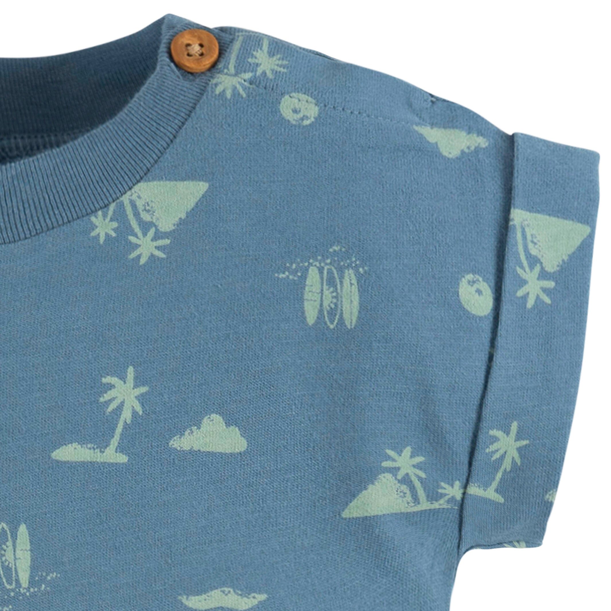 2-Pack Baby Boys Surfing Rompers - Image 3