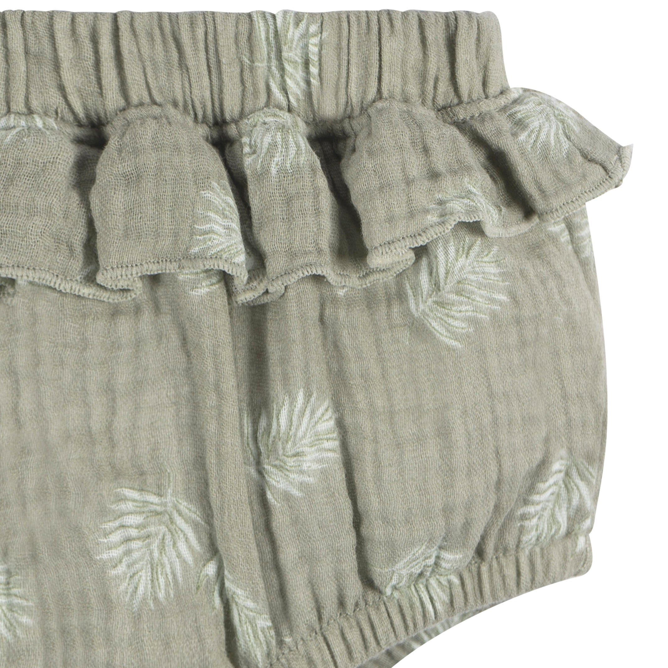2-Piece Baby Girls Palms Tunic and Diaper Cover Set - Image 8