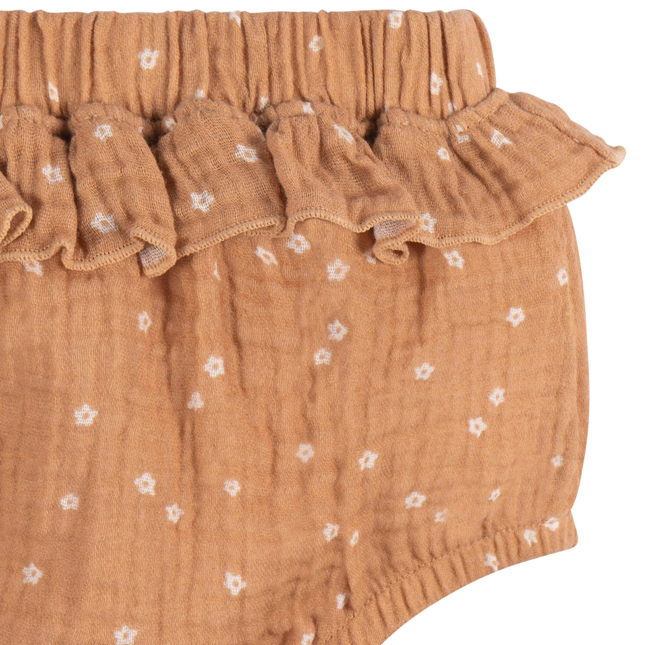 2-Piece Baby Girls Ditsy Floral Tunic and Diaper Cover Set - Image 6