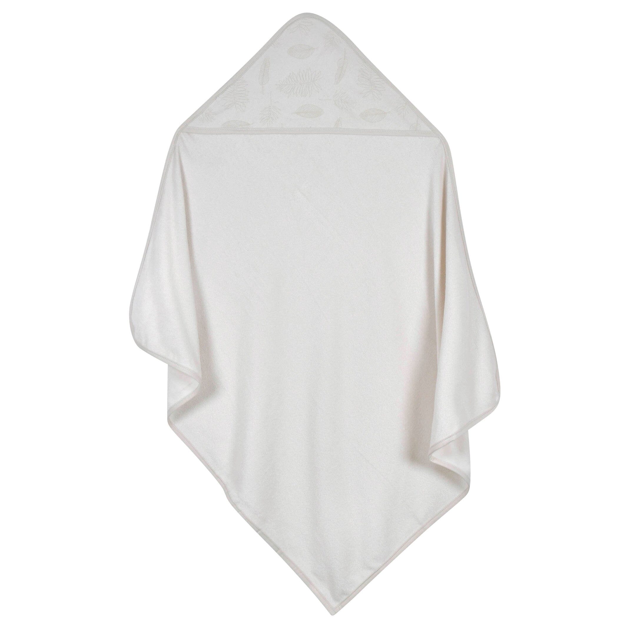 3-Pack Baby Neutral Natural Foliage Hooded Towels - Image 3