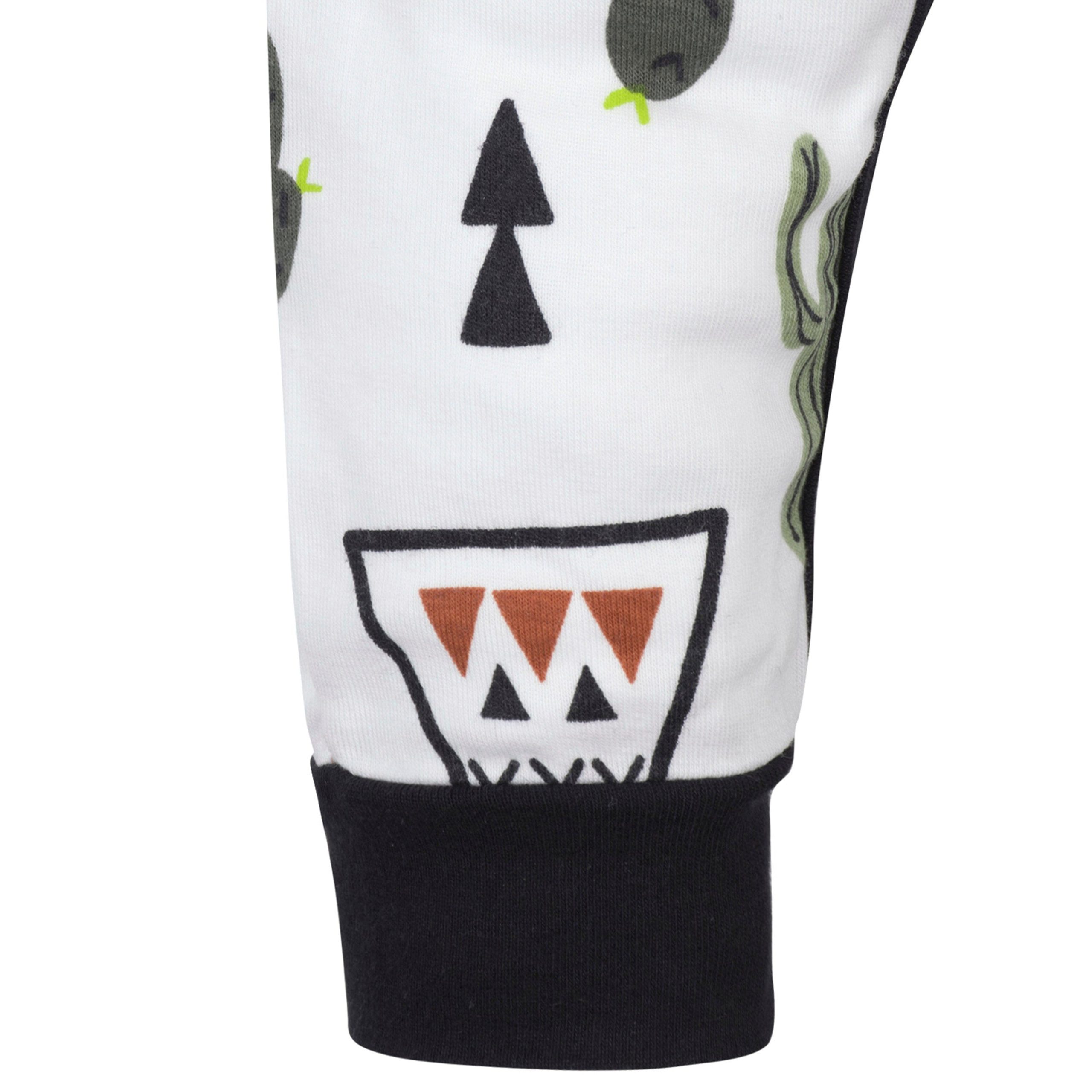 4-Piece Baby Boys Desert & Stripes Coverall, Cap, & Wiggle-Proof™ Socks - Image 4