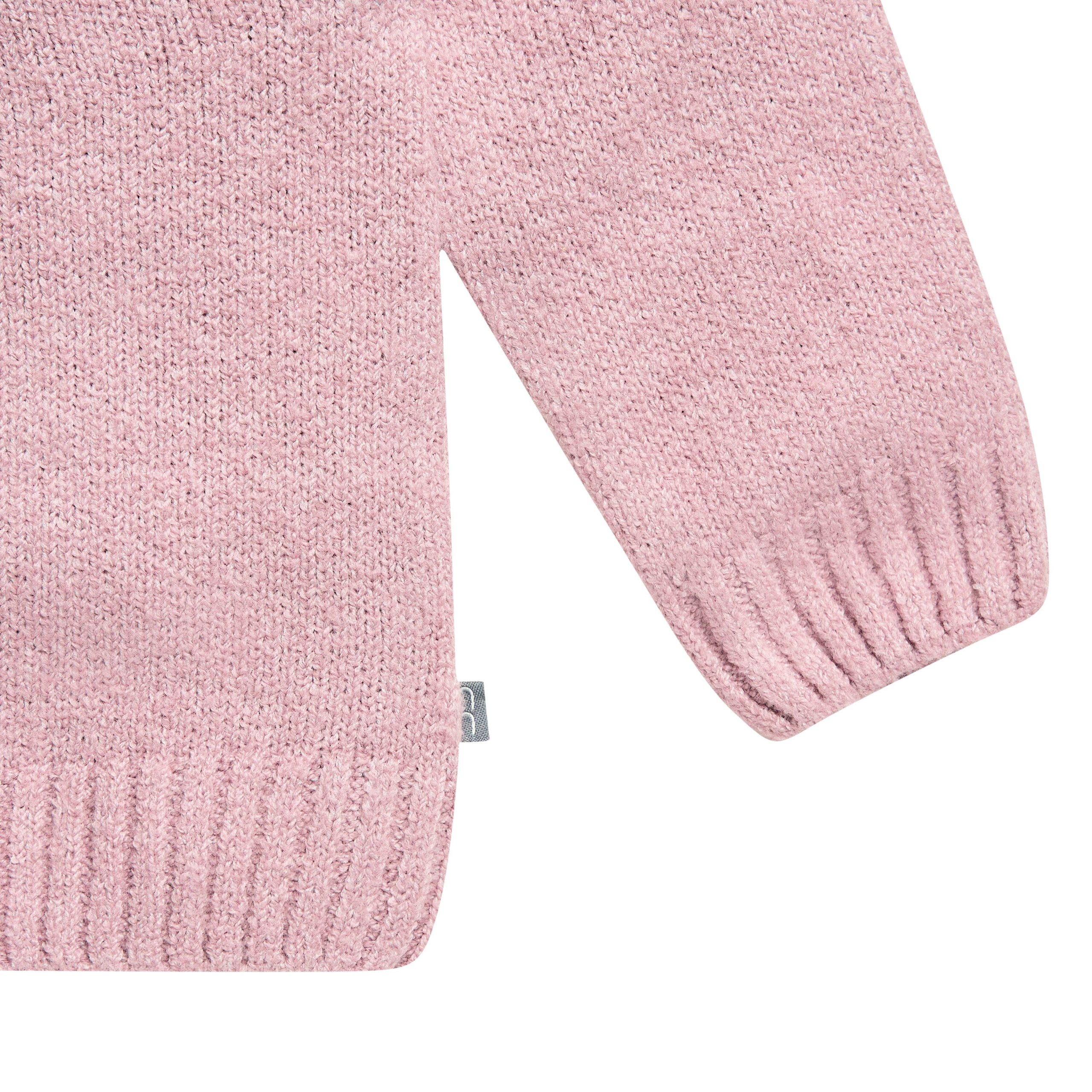 Toddler & Kid Girls Mauve Horses Jacquard Knit Sweater - Image 5