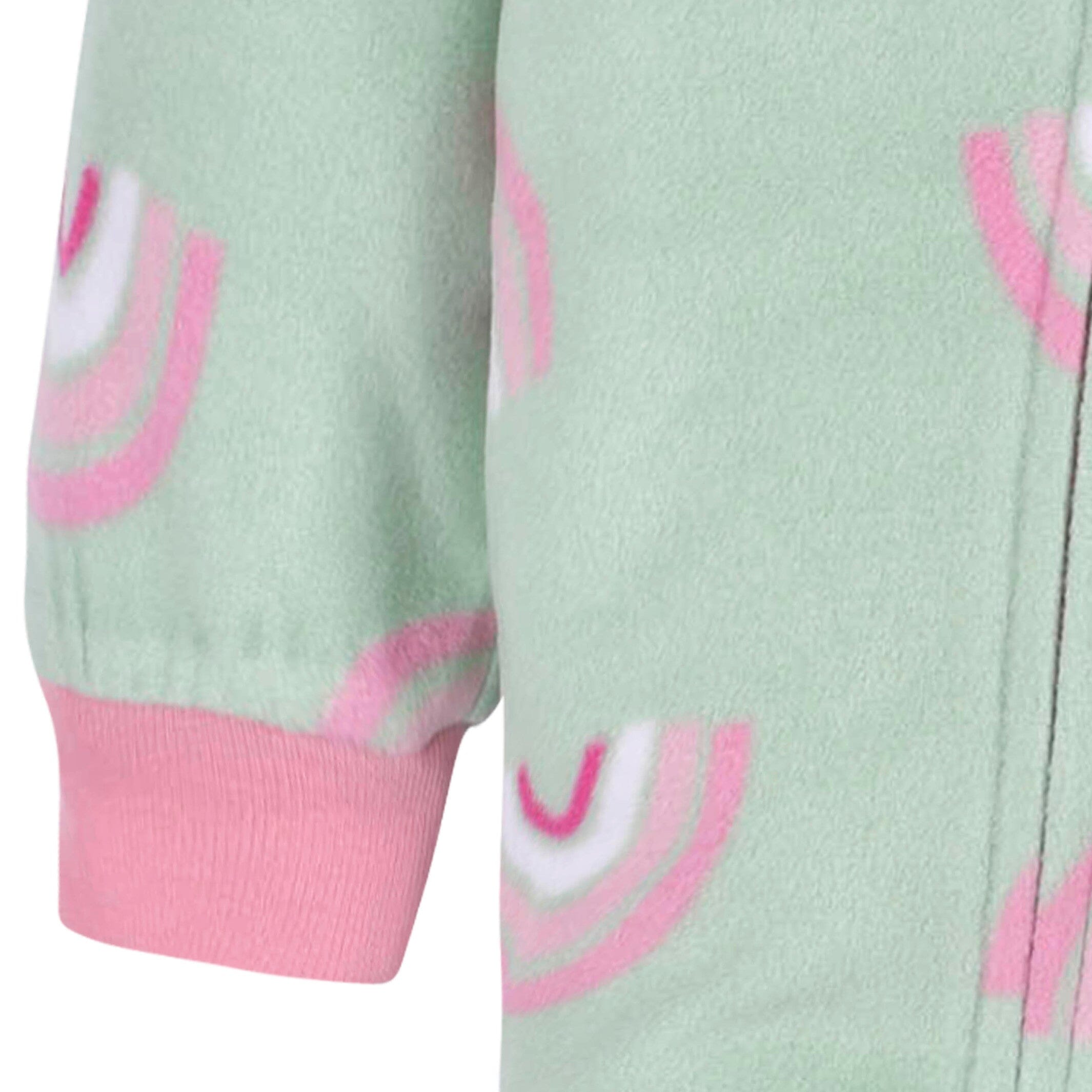 Baby Girls Rainbow Fleece Pajamas - Image 4