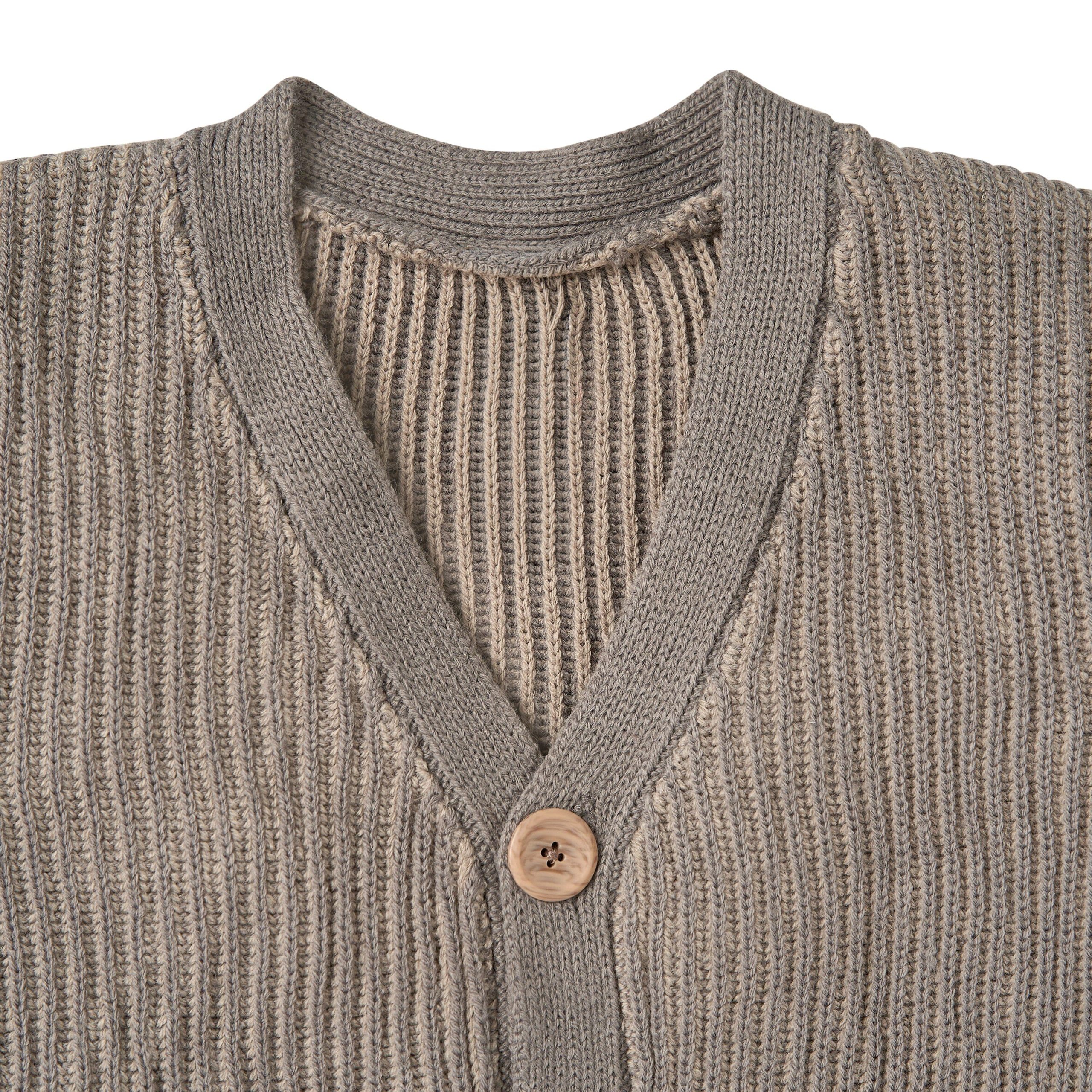 Infant & Kid Girls Stone Fisherman Rib Cardigan - Image 3
