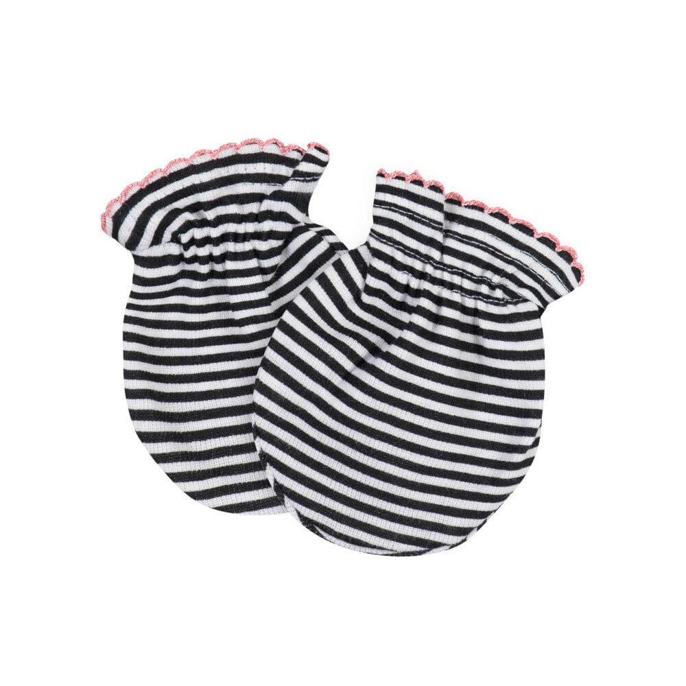7-Piece Baby Girl Garden Floral Caps & Mittens - Image 6