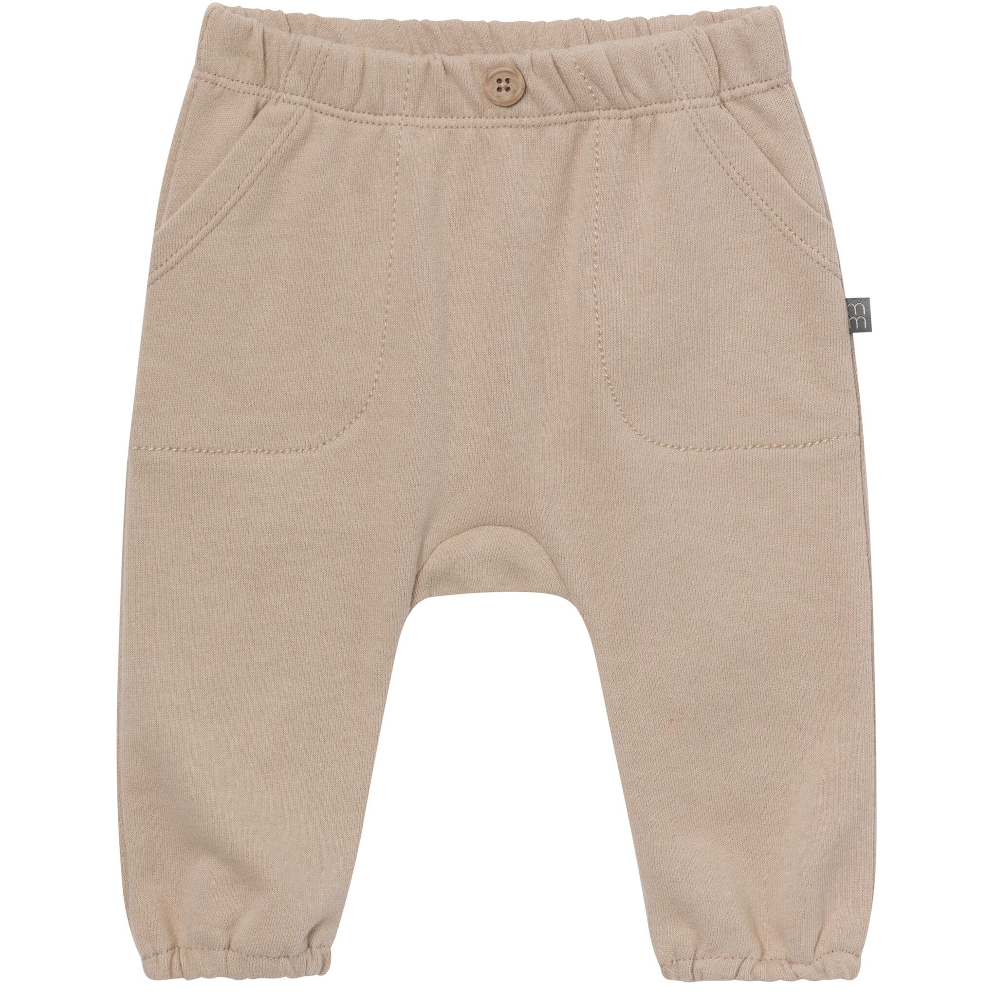 2-Pack Baby Boys Maroon/Stone Harem Pants - Image 5