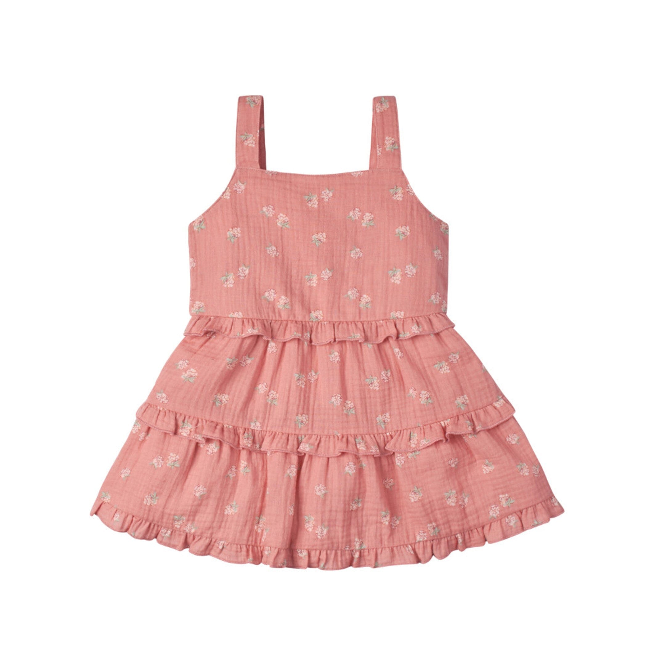 Infant & Toddler Girls Pink Raspberries Tiered Dress - Image 2