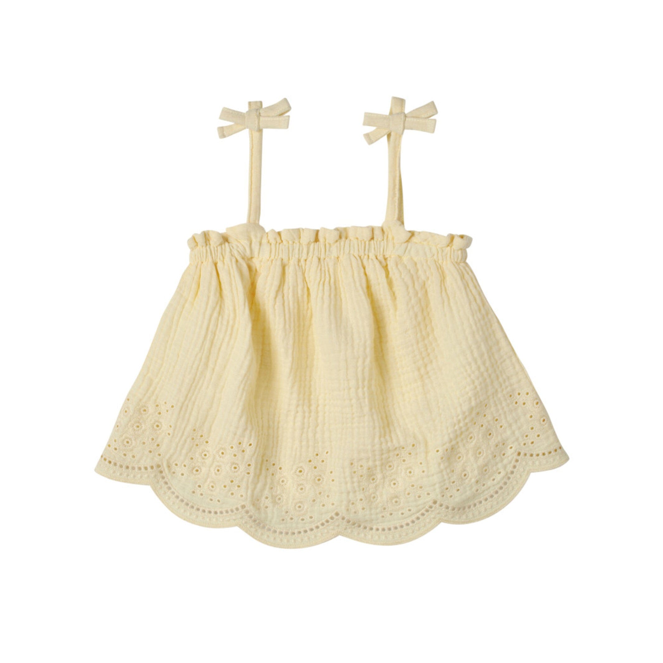 2-Piece Infant & Toddler Girls Yellow Top & Short Set - Image 4