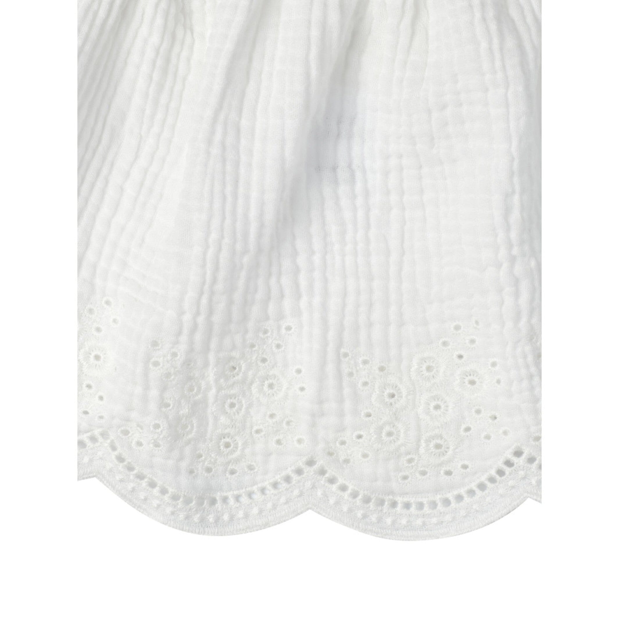 2-Piece Infant & Toddler Girls Ivory Top & Short Set - Image 5