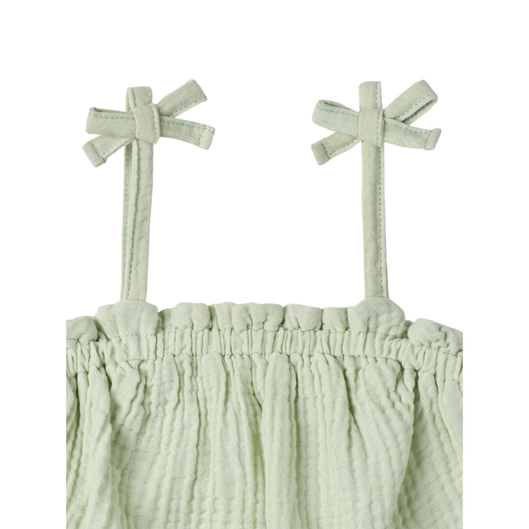 2-Piece Infant & Toddler Girls Mint Top & Short Set - Image 4