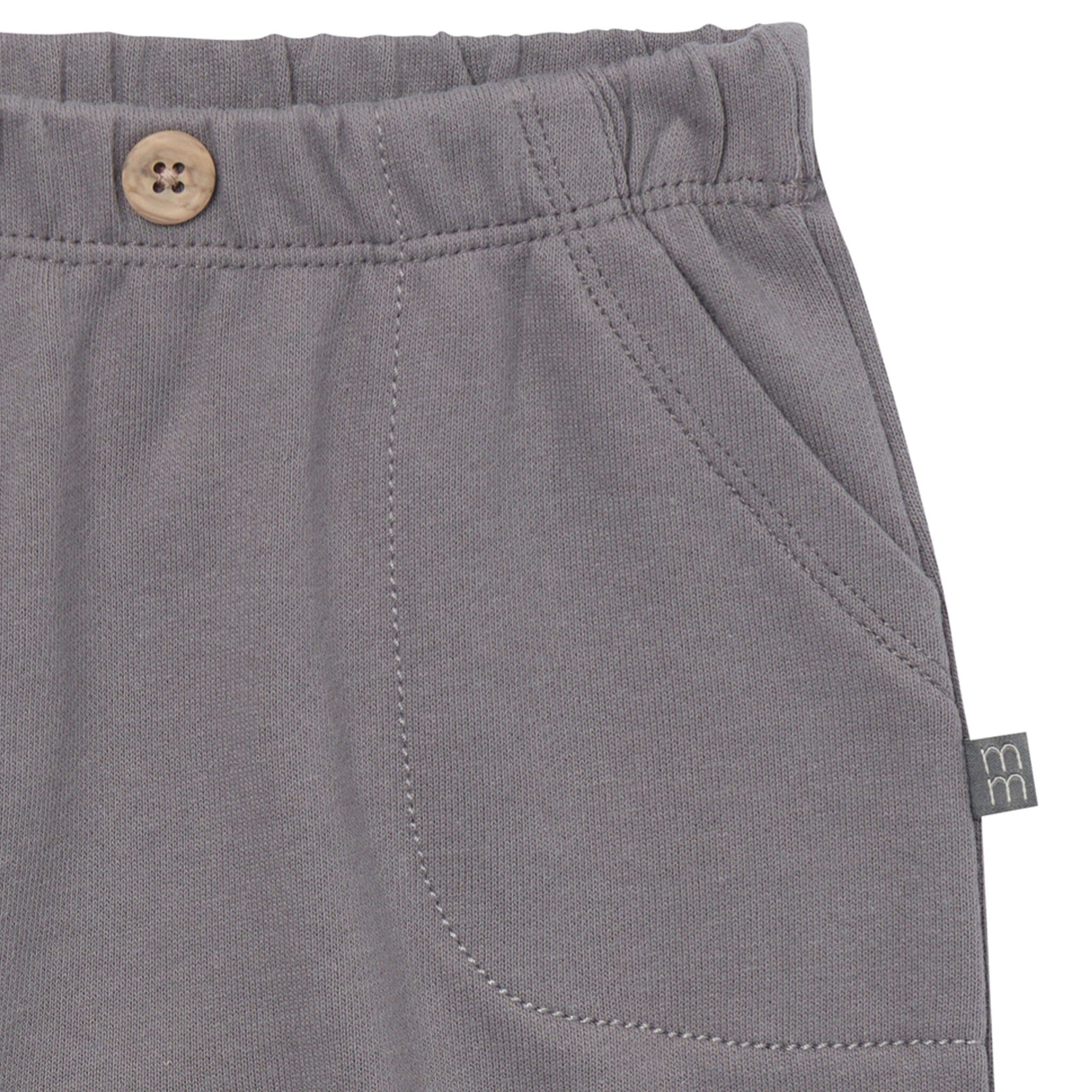 2-Pack Baby Boys Pewter/Charcoal Harem Pants - Image 3