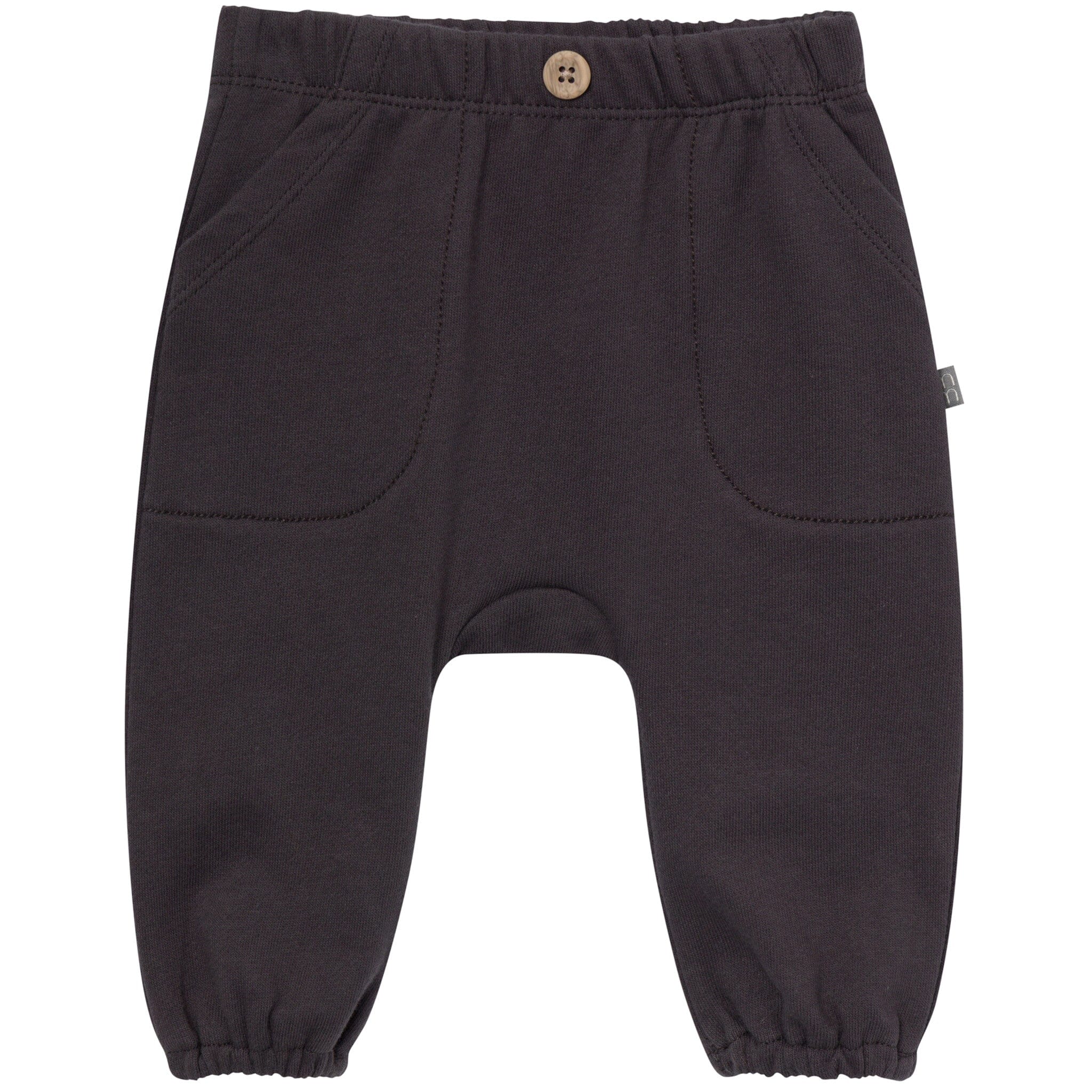 2-Pack Baby Boys Pewter/Charcoal Harem Pants - Image 5