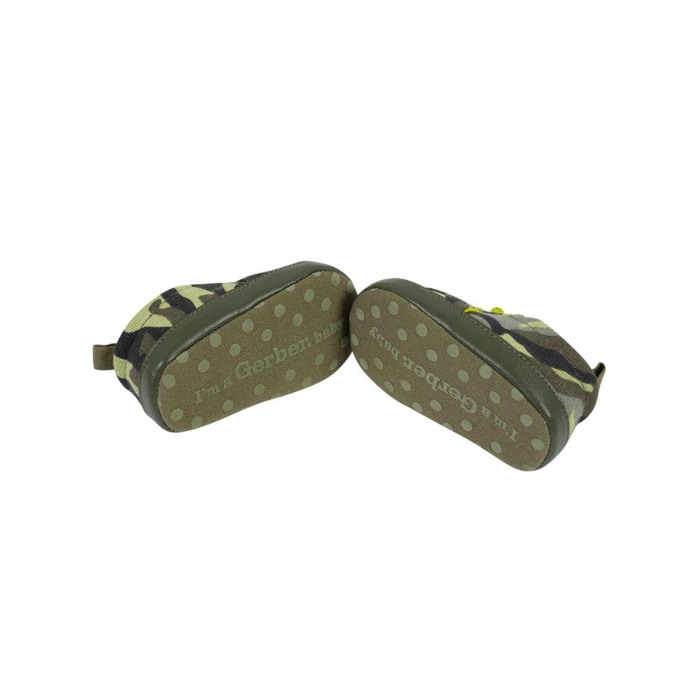 Baby Boys Camo Dinosaur Canvas Slip-On Shoes - Image 4
