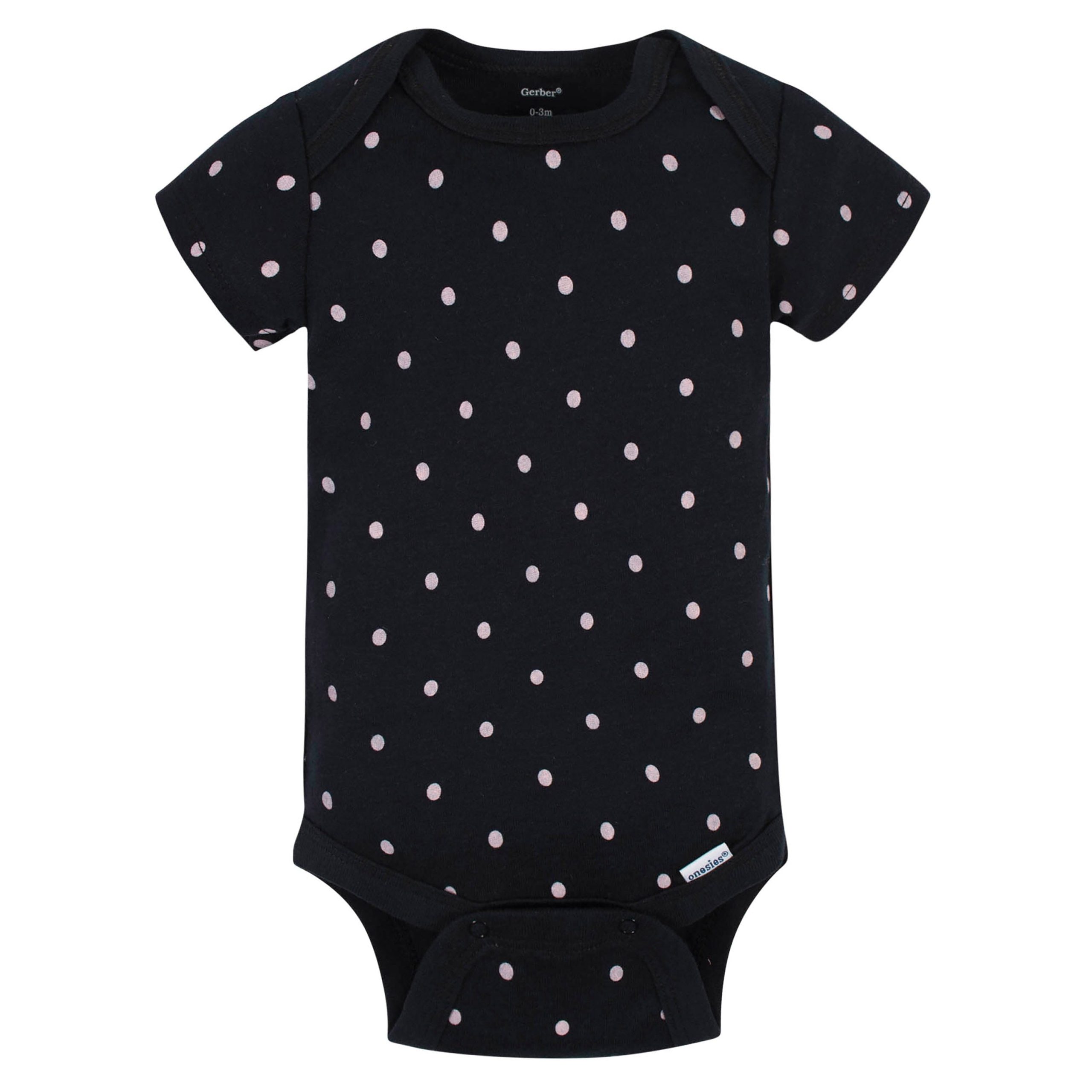3-Pack Baby Girls Flower Garden Short Sleeve Onesies® Bodysuits - Image 4