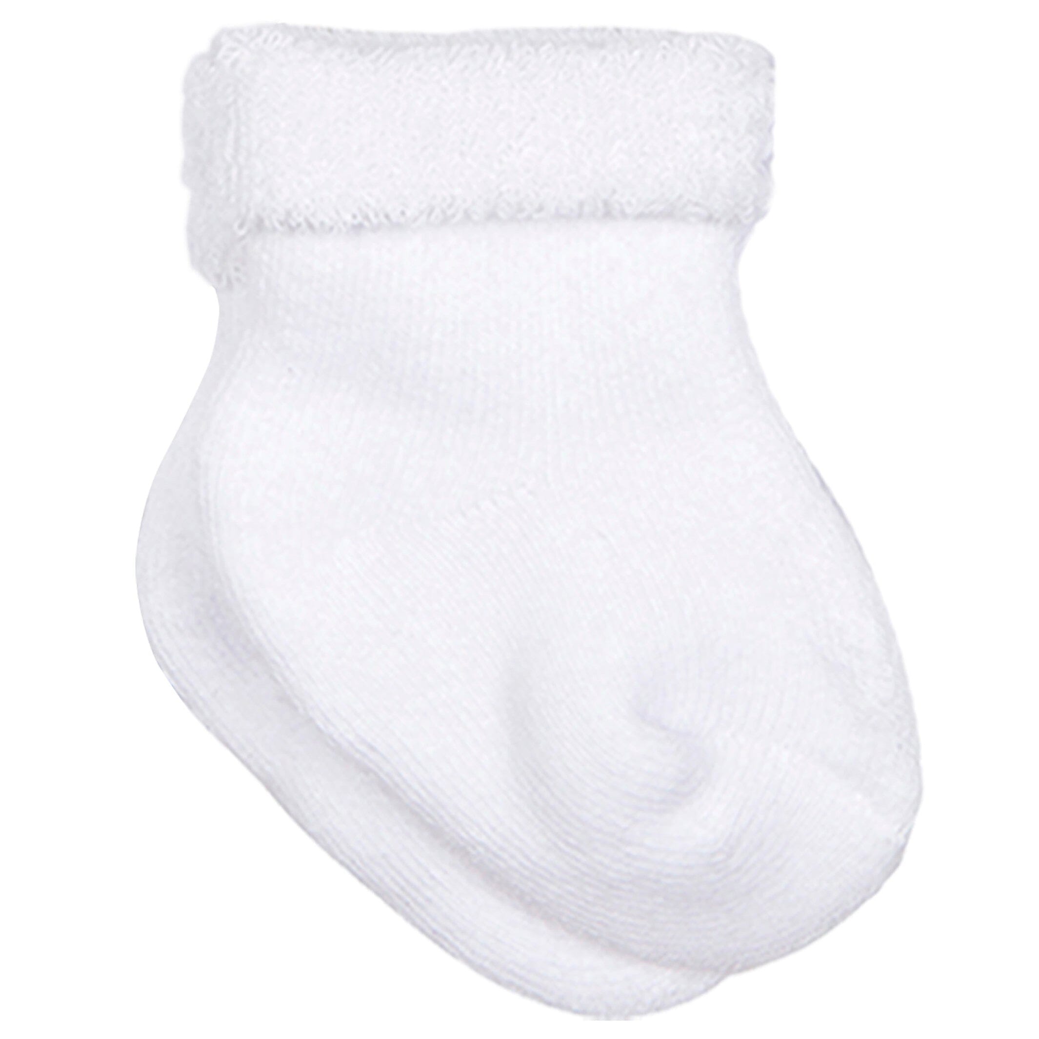 10-Pack Baby Boys Dino & White Wiggle Proof® Socks - Image 6