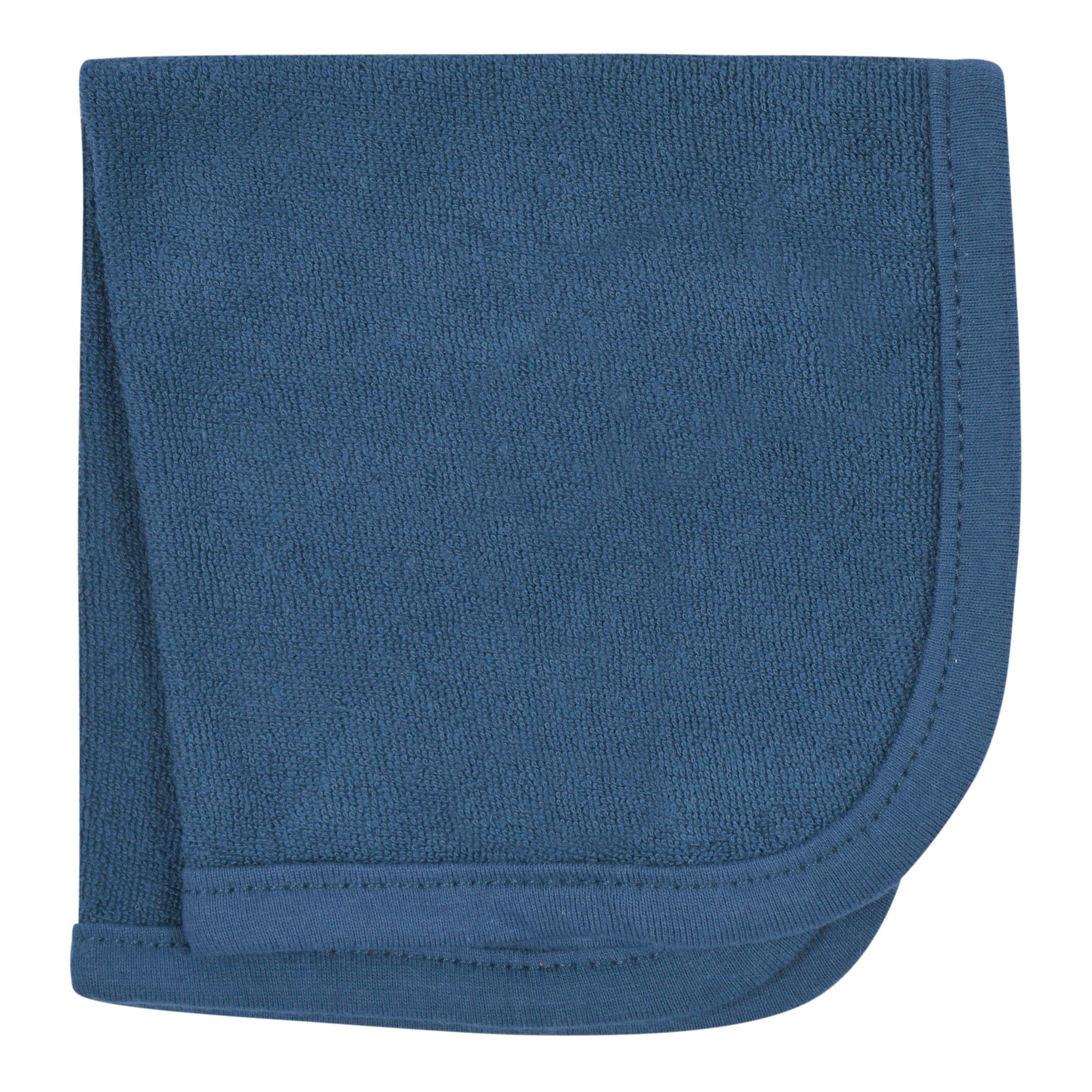4-Piece Baby Boys Bear Hooded Towel & Washcloth Set - Image 4