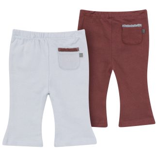 2-Pack Baby Girls Smoke Flare Pants