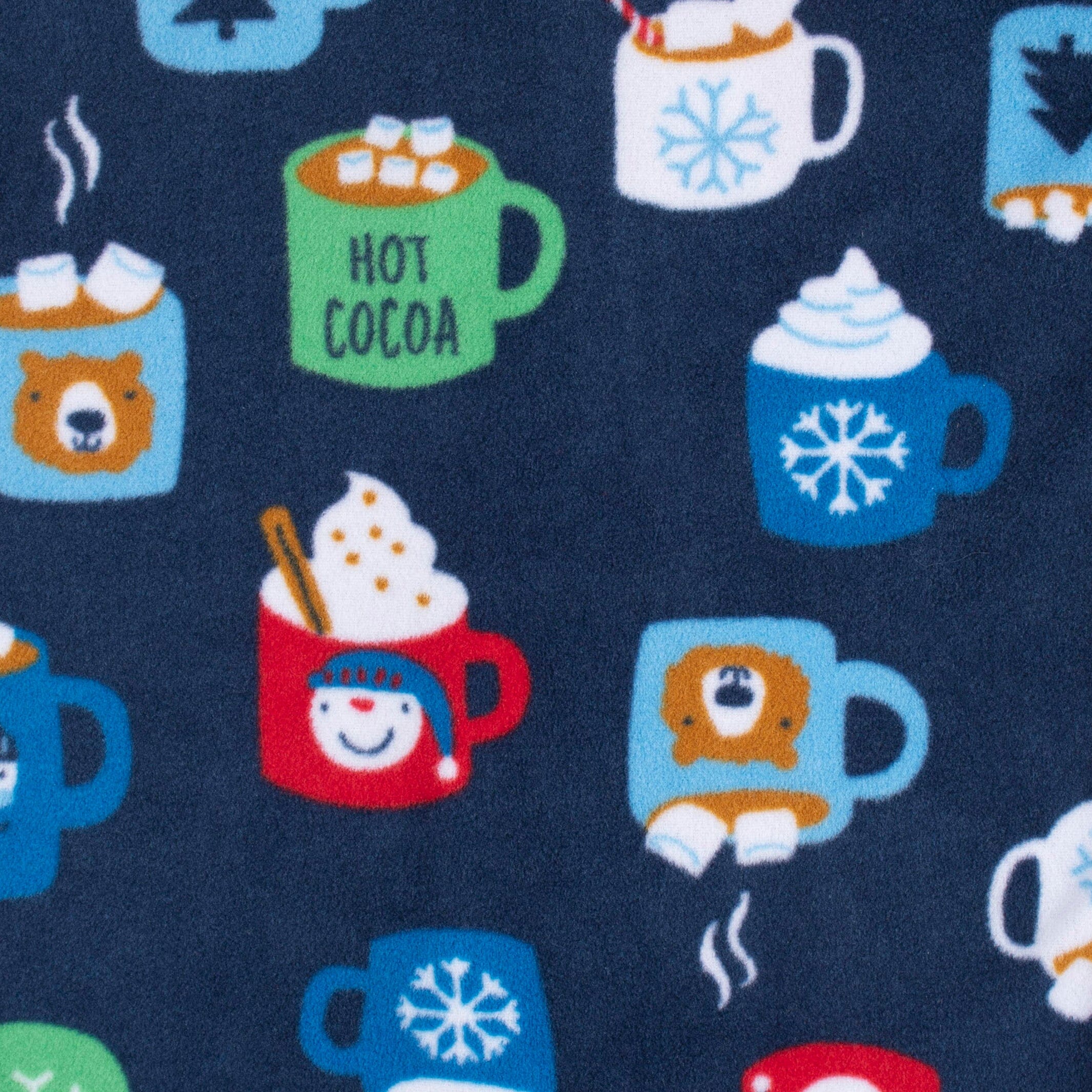 2-Pack Baby Neutral Hot Chocolate Fleece Pajamas, 3-6M - Image 4