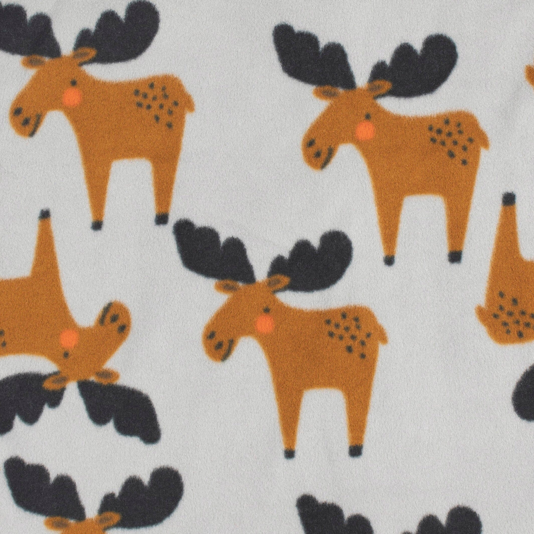 2-Pack Toddler Boys Moose Fleece Pajamas - Image 4