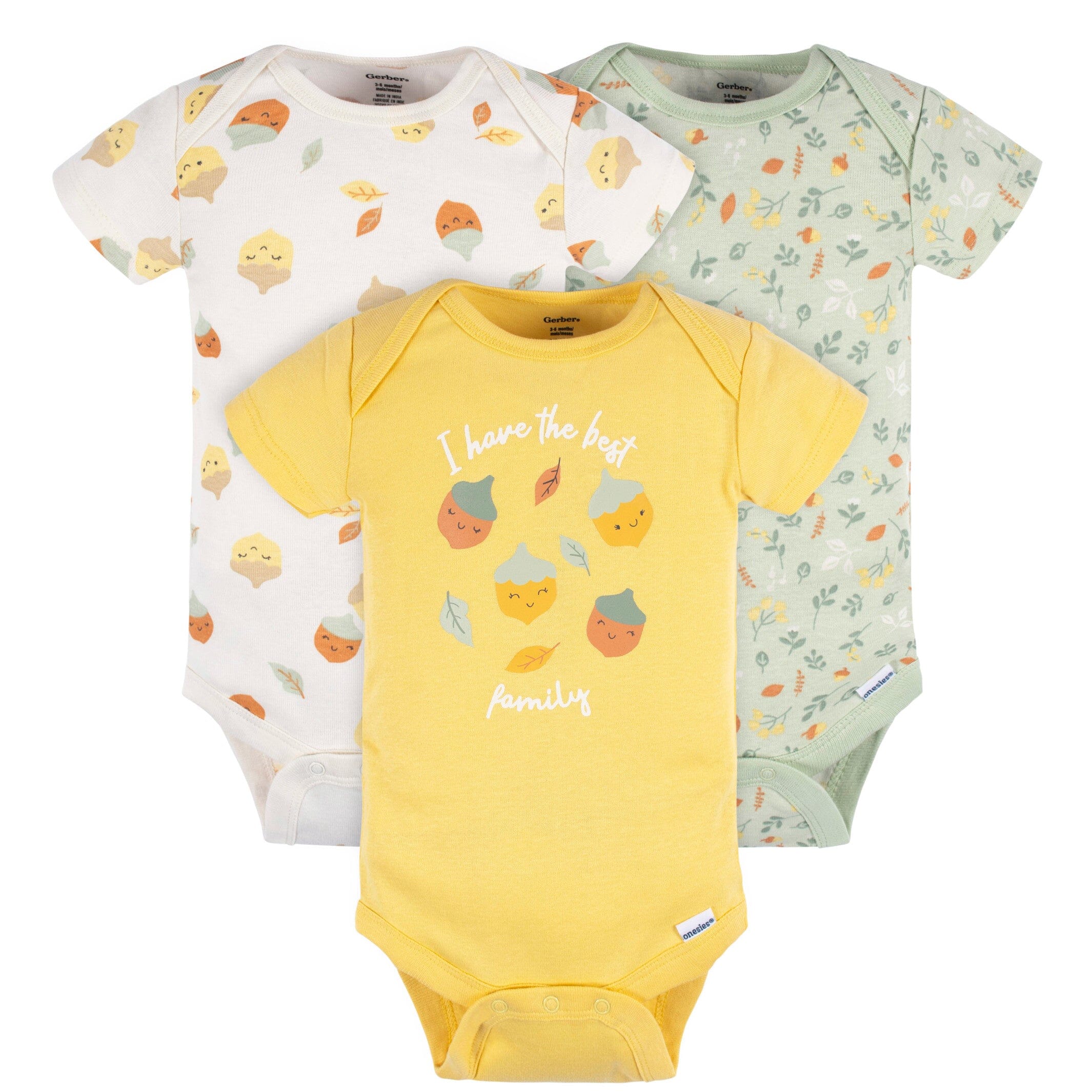 12-Piece Baby Girls Acorns Layette Bundle - Image 3