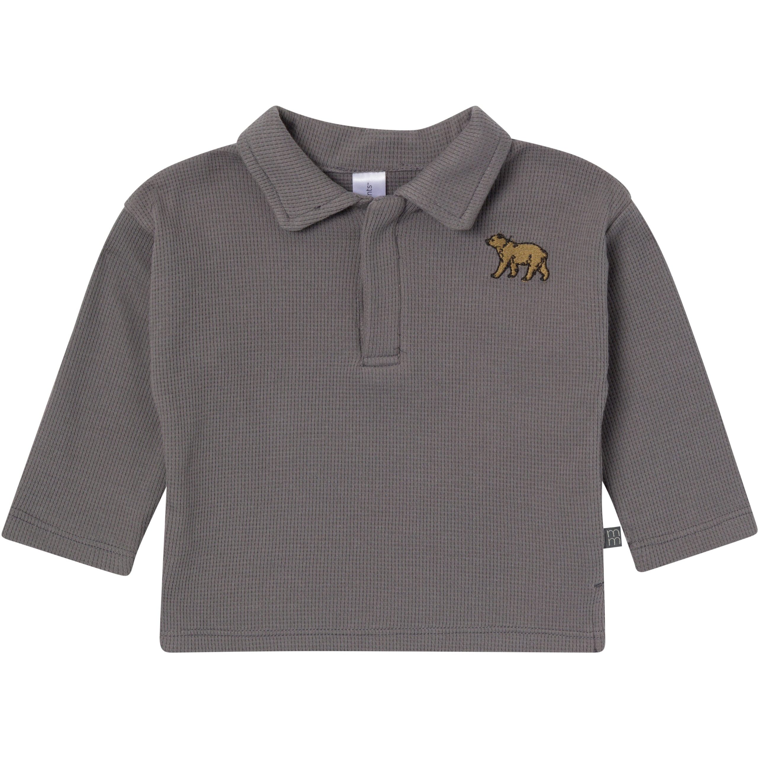 2-Piece Baby Boys Steel Gray Johnny Collar Set - Image 4