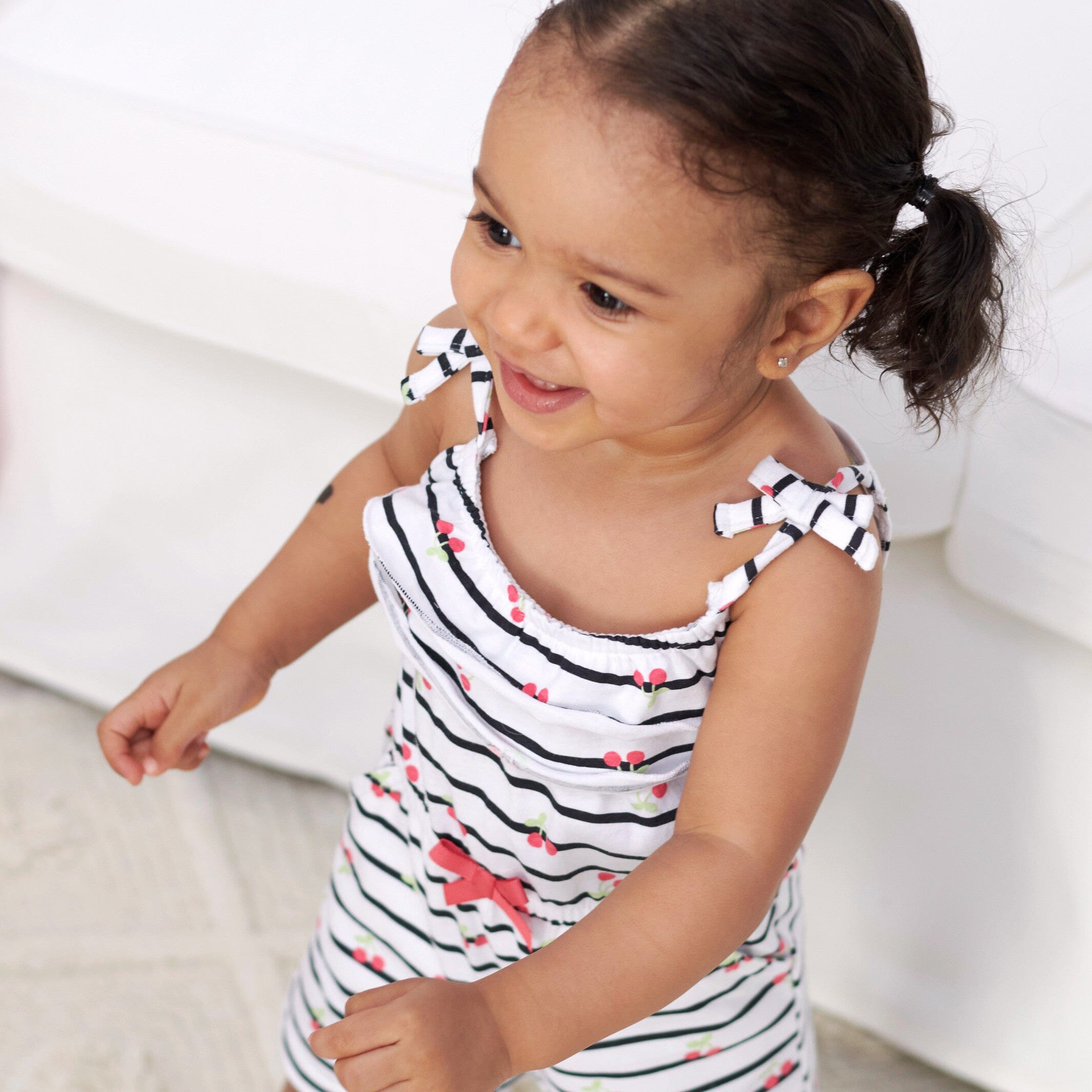 2-Pack Baby & Toddler Girls Cherry Kisses Rompers - Image 4