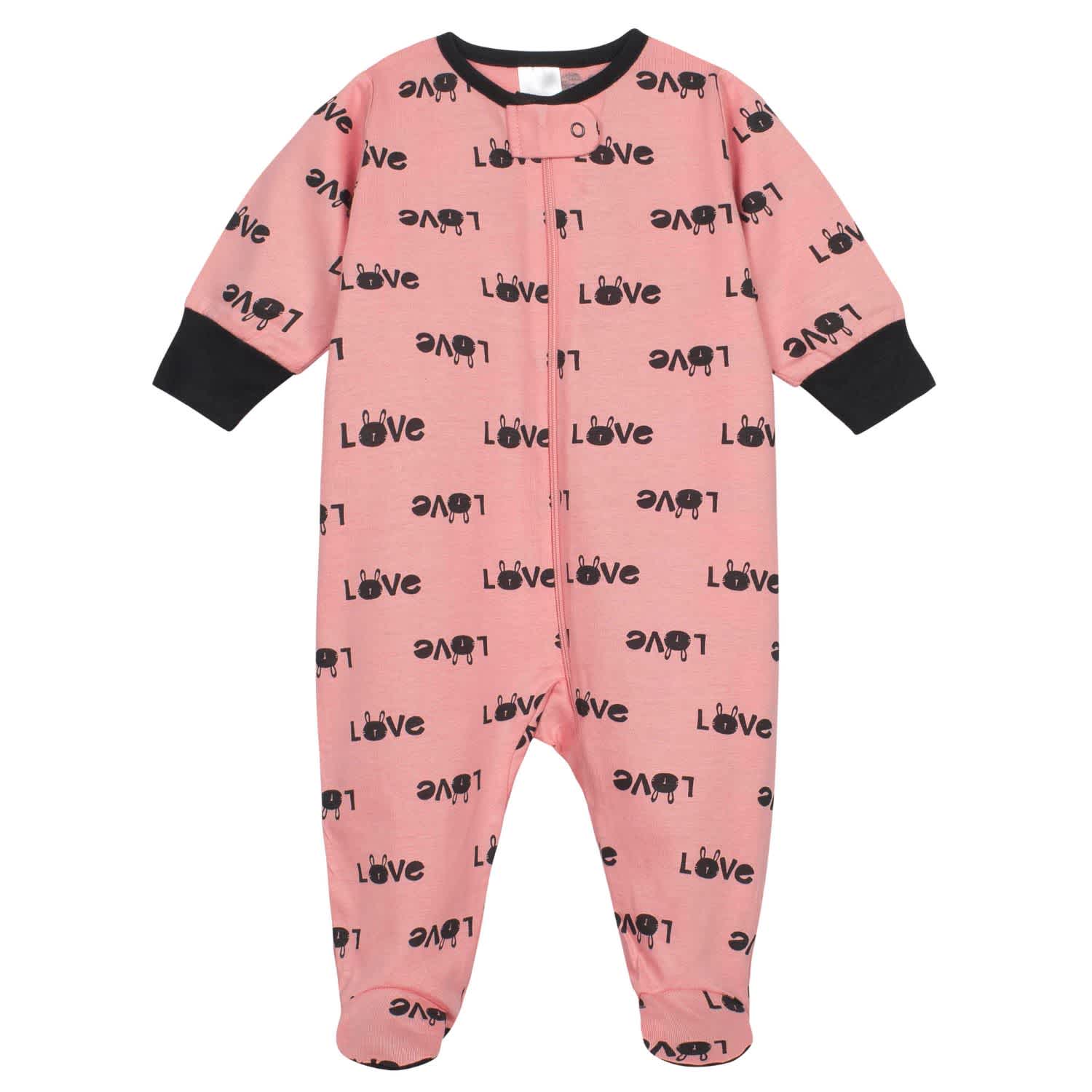 4-Pack Baby Girls Bunny Sleep 'N Plays - Image 3