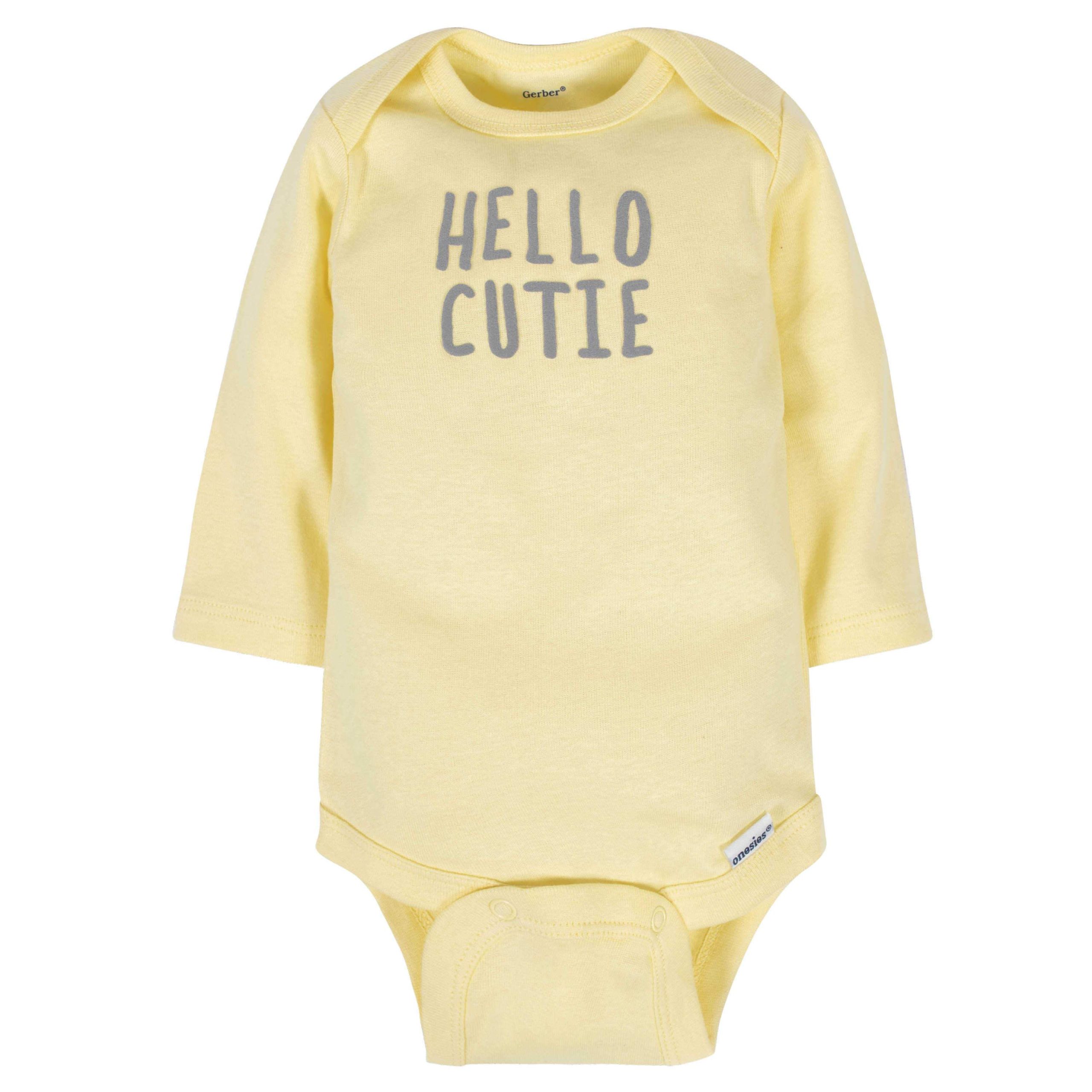 6-Pack Baby Neutral Sheep Long Sleeve Onesies® Bodysuits - Image 2