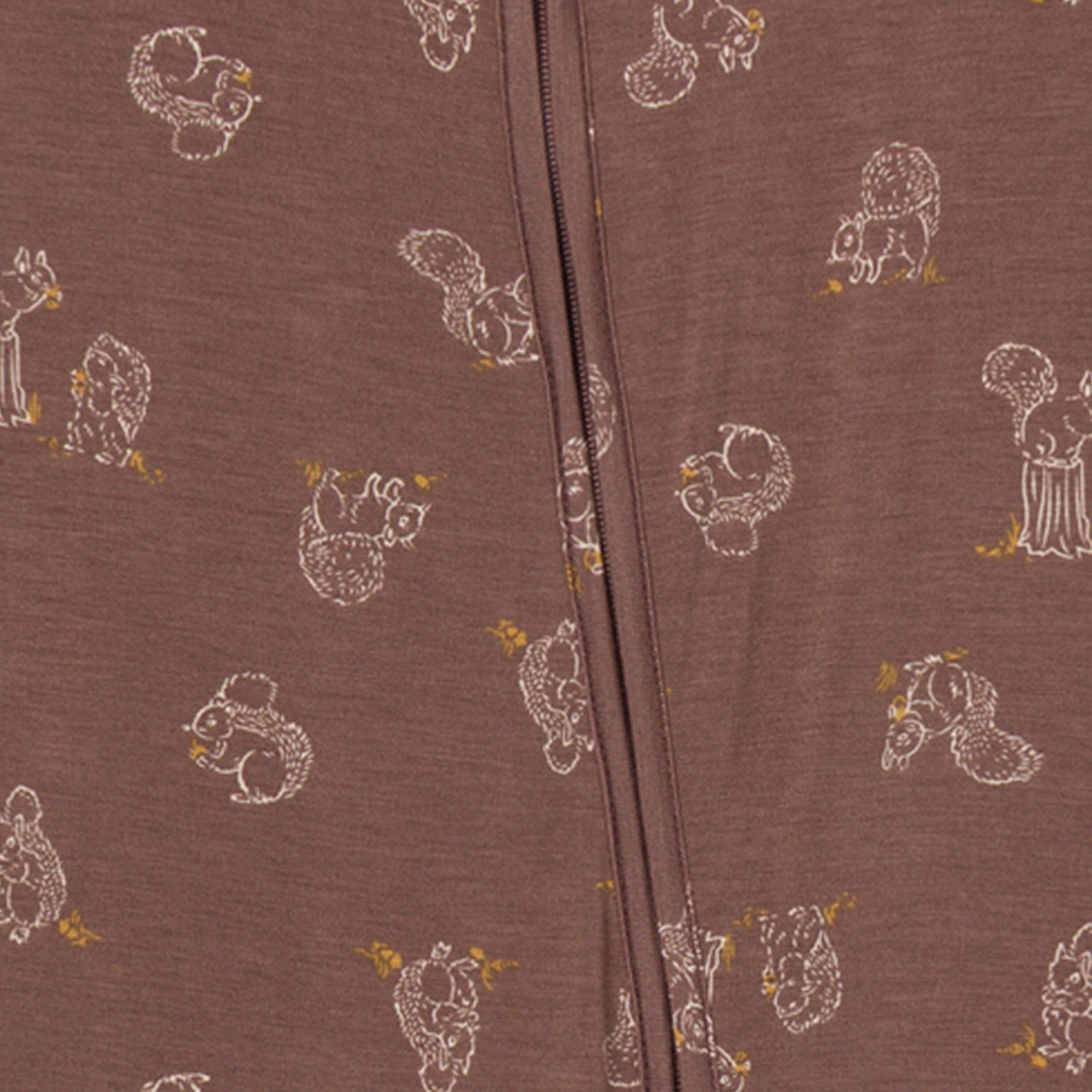 Baby & Kids Neutral Coffee Squirrel Snug Fit Footless Pajamas - Image 3