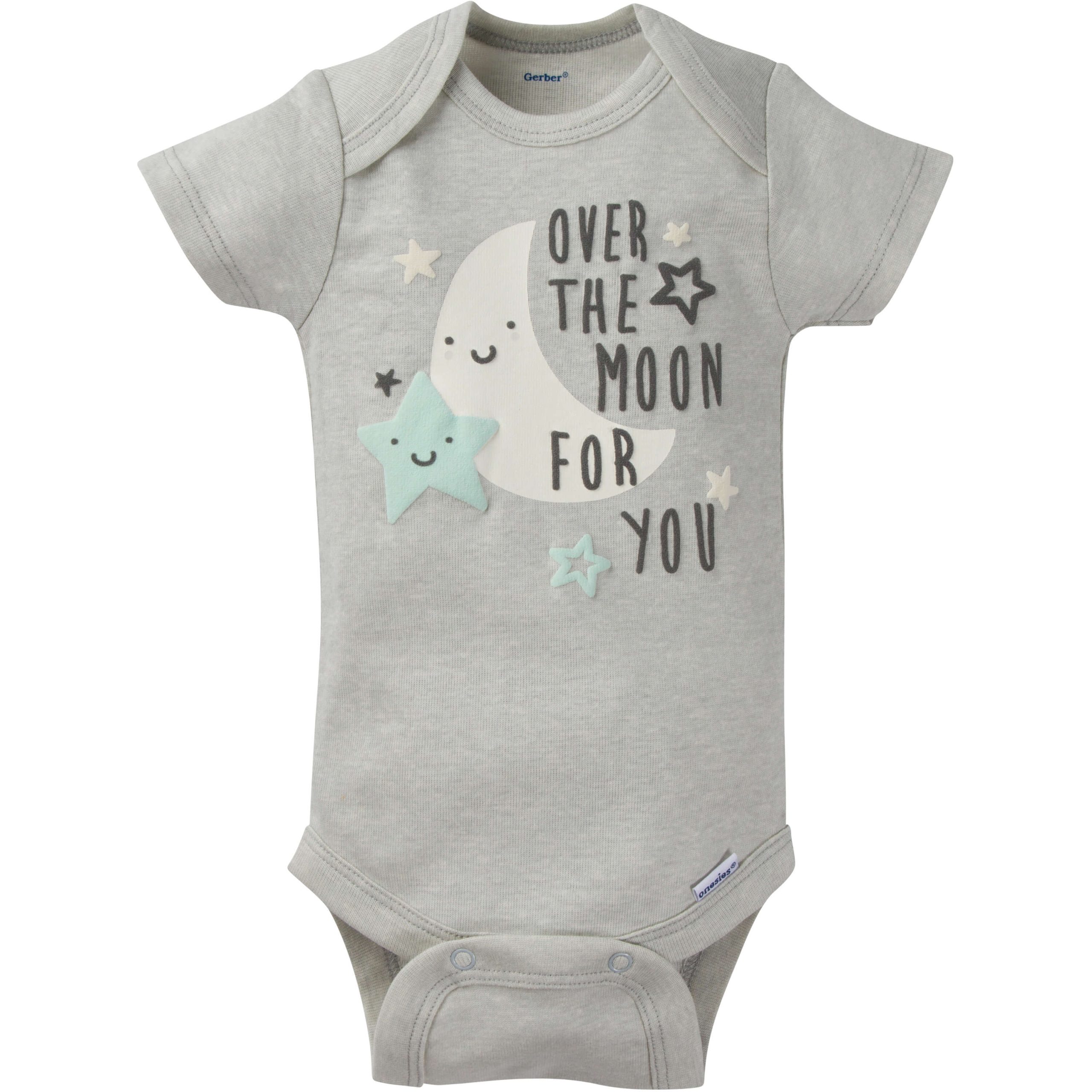 8-Pack Baby Neutral Elephant Short-Sleeve Onesies® Bodysuits - Image 3
