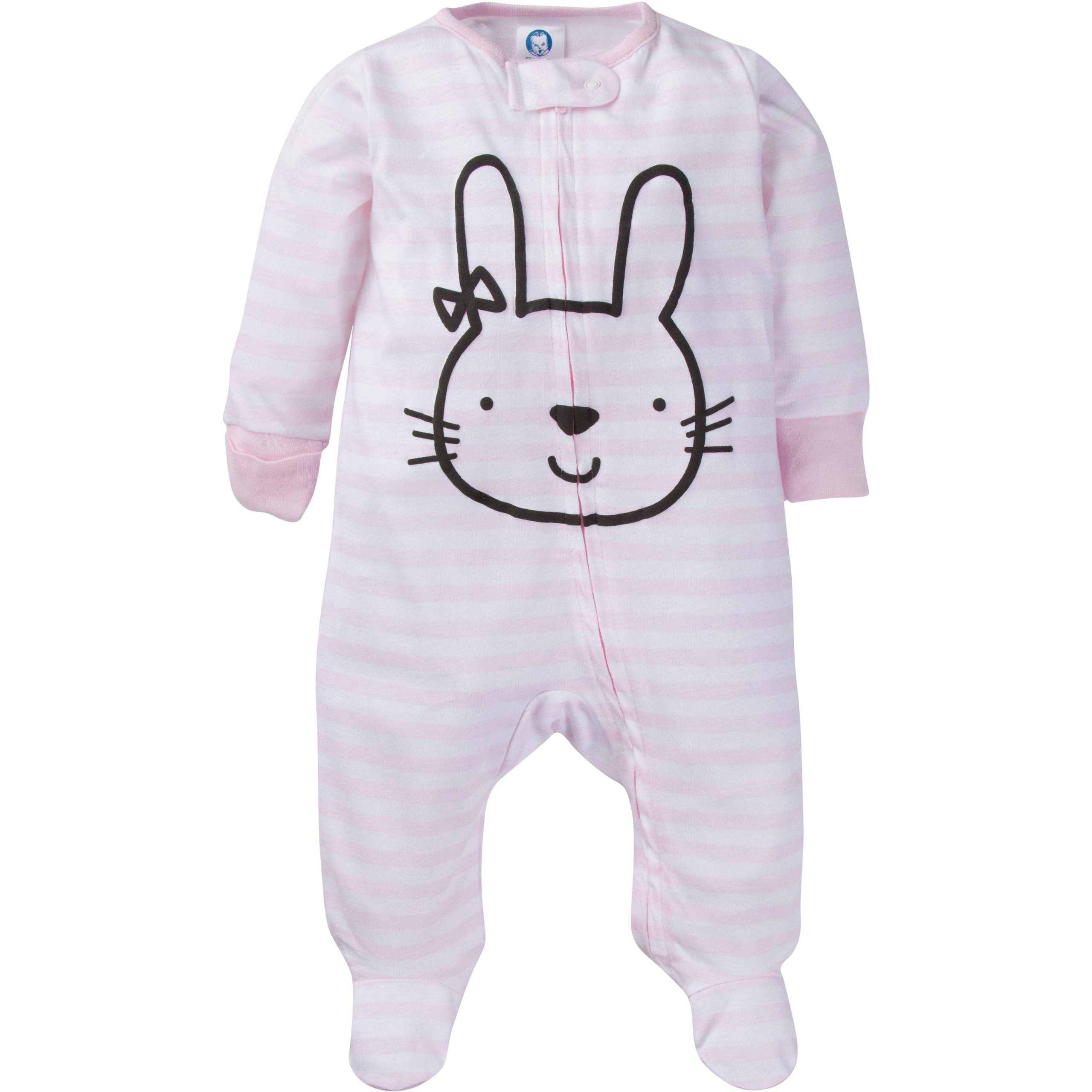 4-Pack Baby Girls Pink Bunny Sleep 'N Plays - Image 2