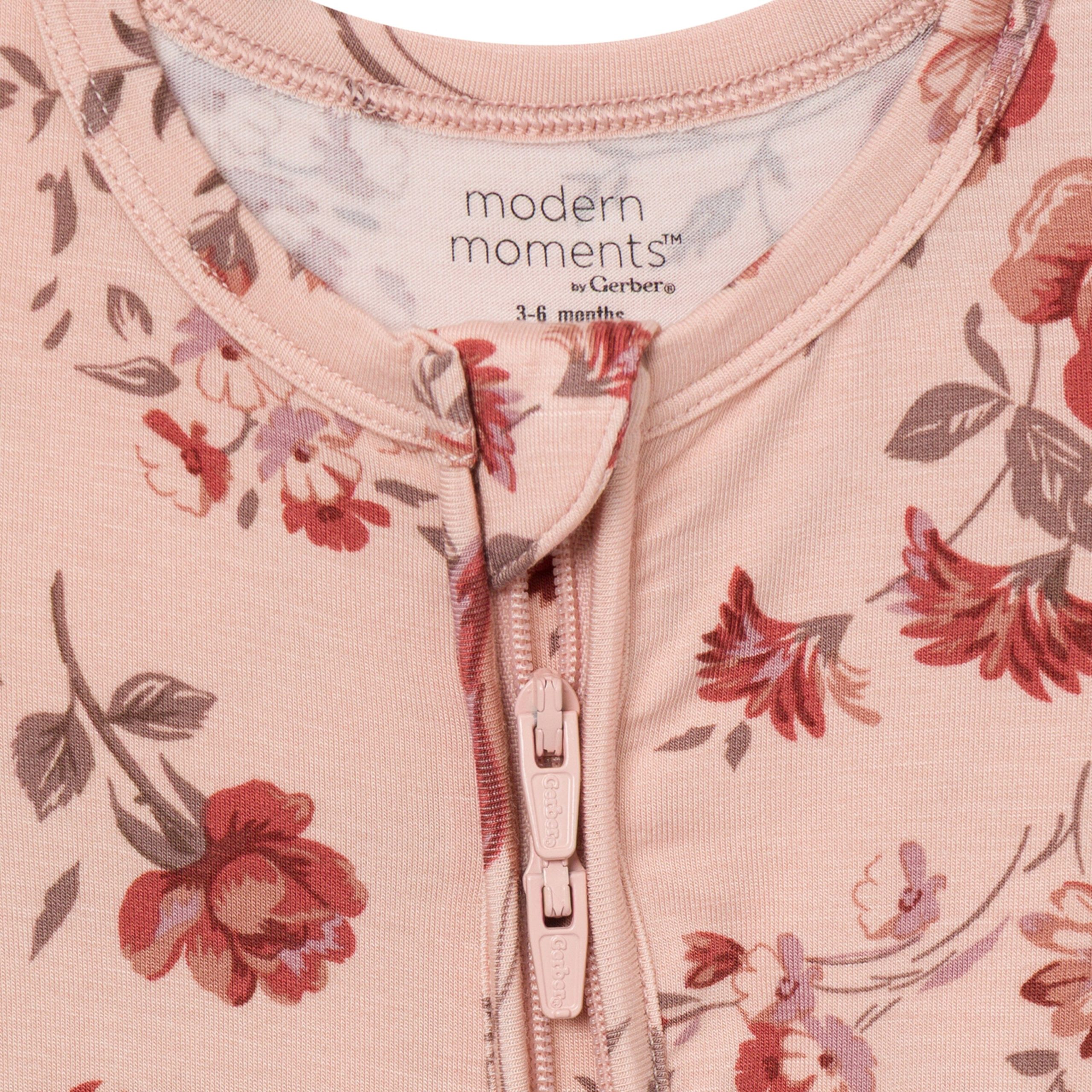 Baby & Kid Girls Rose Snug Fit Footless Pajamas - Image 3