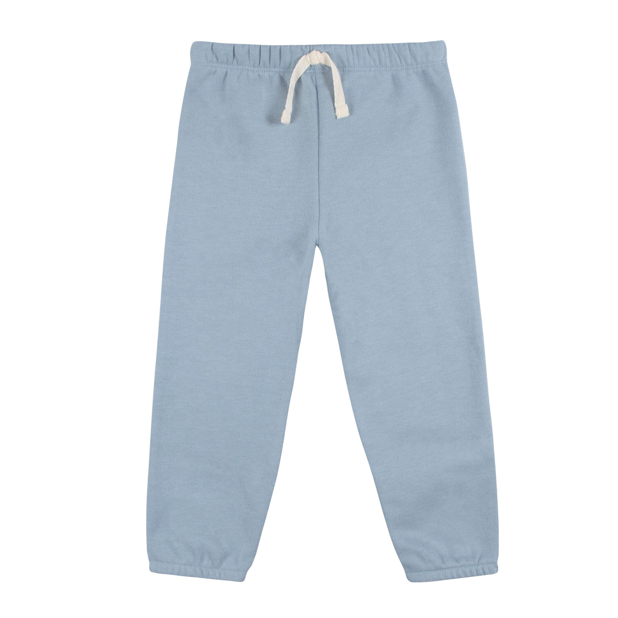 Embroidered 2-Piece Infant & Toddler Neutral Blue Sweatshirt & Pant Set - Image 6