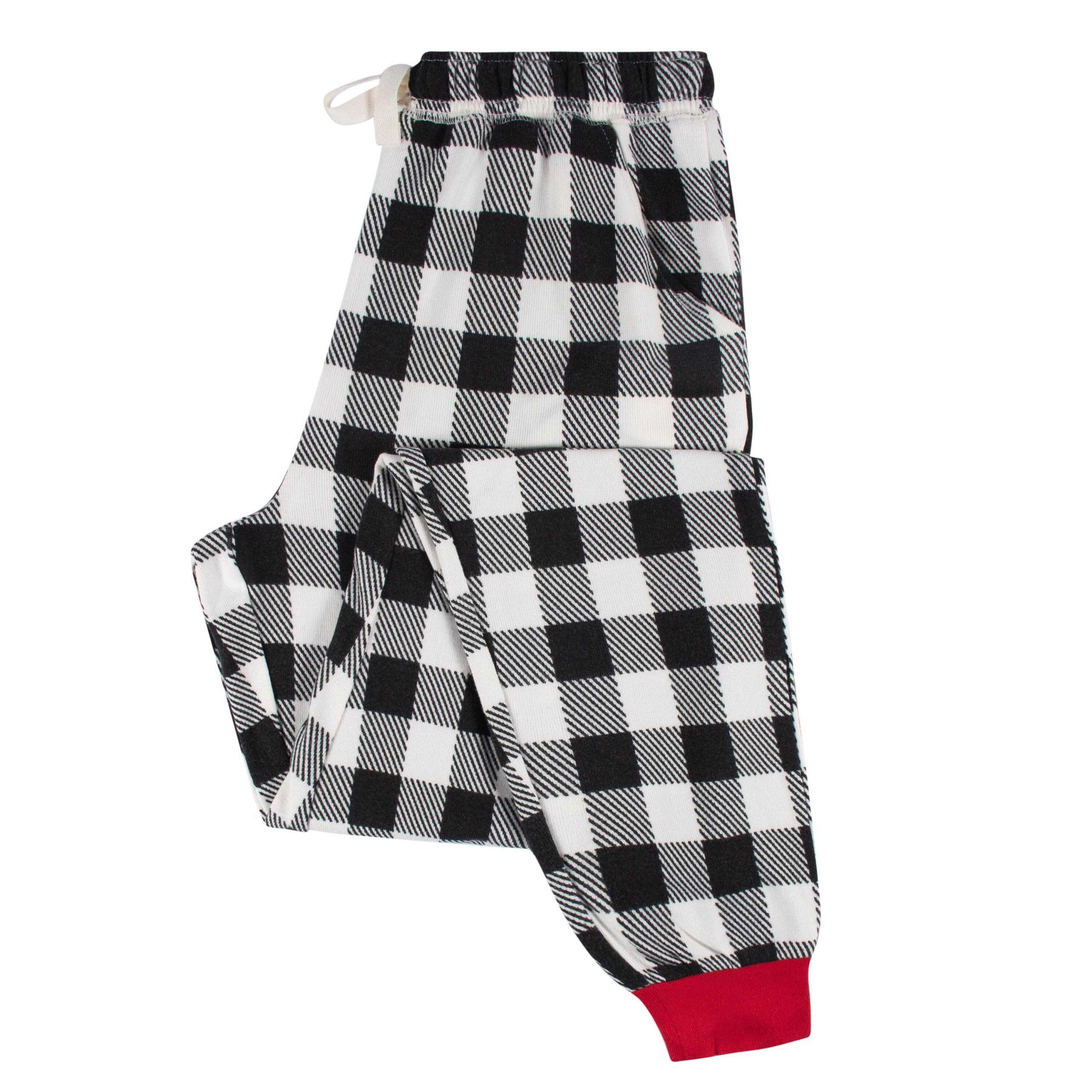 Women’s 2-Piece Hacci Buffalo Plaid Pajama Set - Image 9