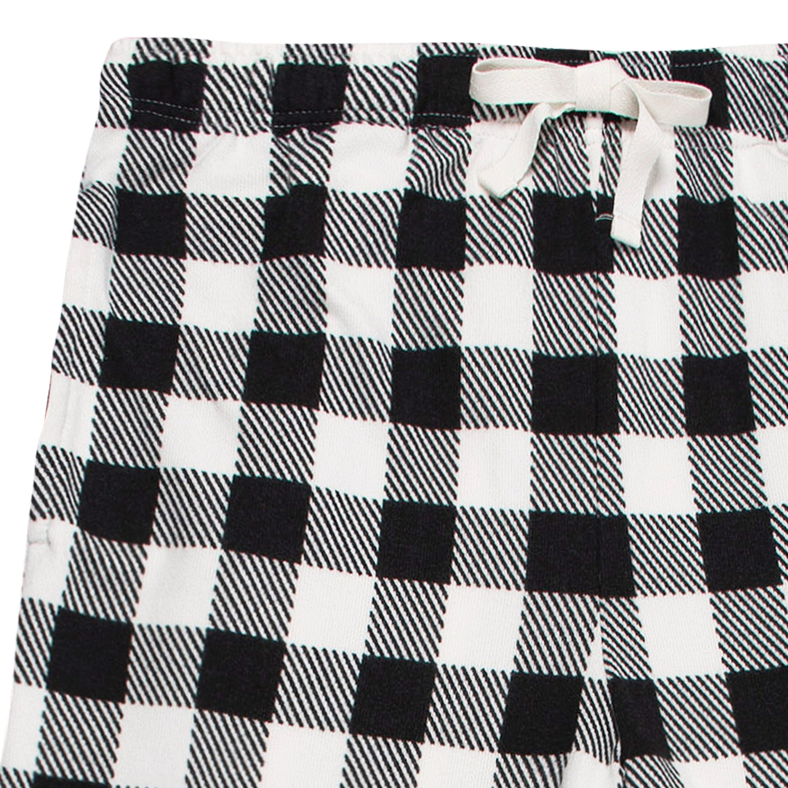 2-Piece Men's Buffalo Plaid Hacci Pajama Set - Image 9