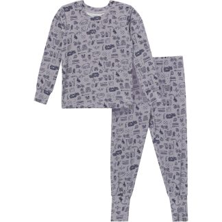 2-Piece Infant & Kid Boys Moody Blue Snug Fit Pajama