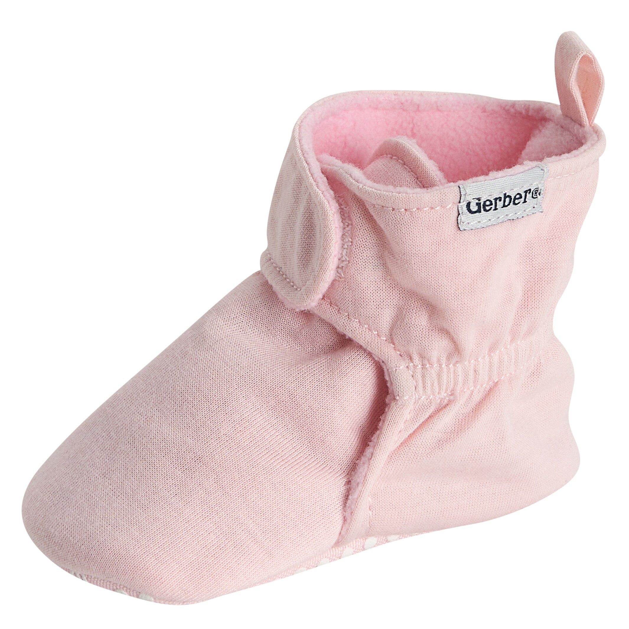Baby Girls Pink Soft Booties - Image 6