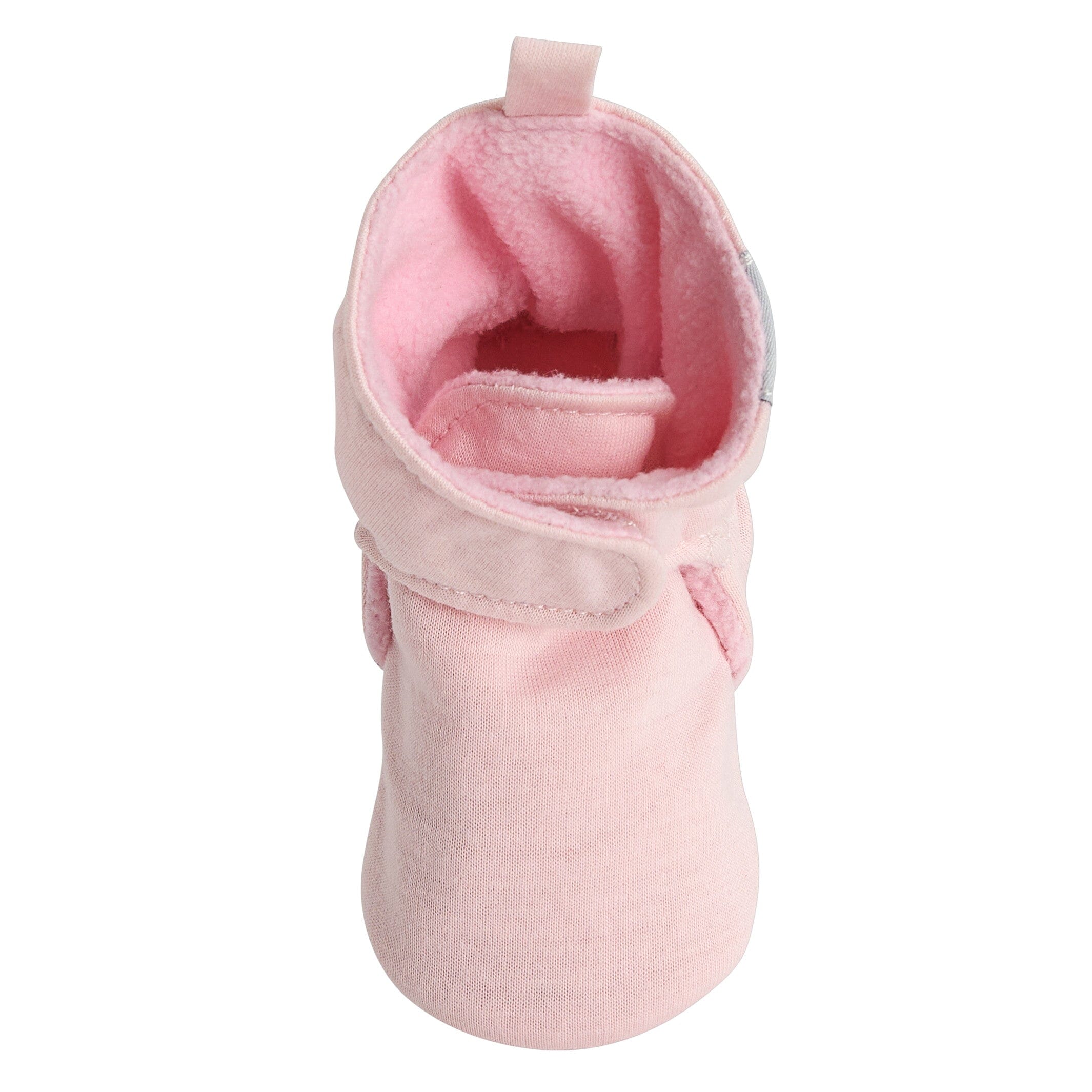 Baby Girls Pink Soft Booties - Image 7