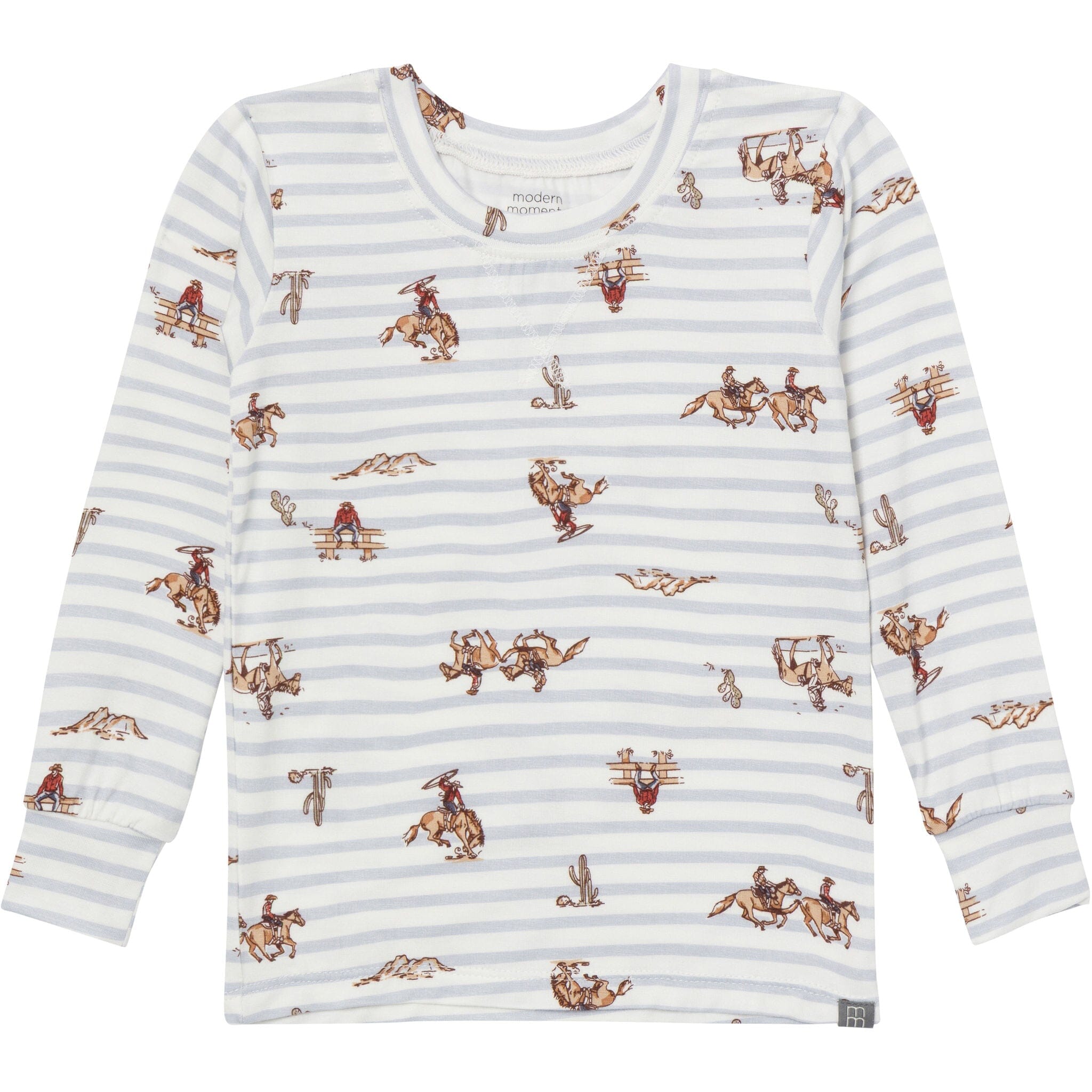 2-Piece Infant & Kid Boys Cowboy Snug Fit Pajama - Image 2