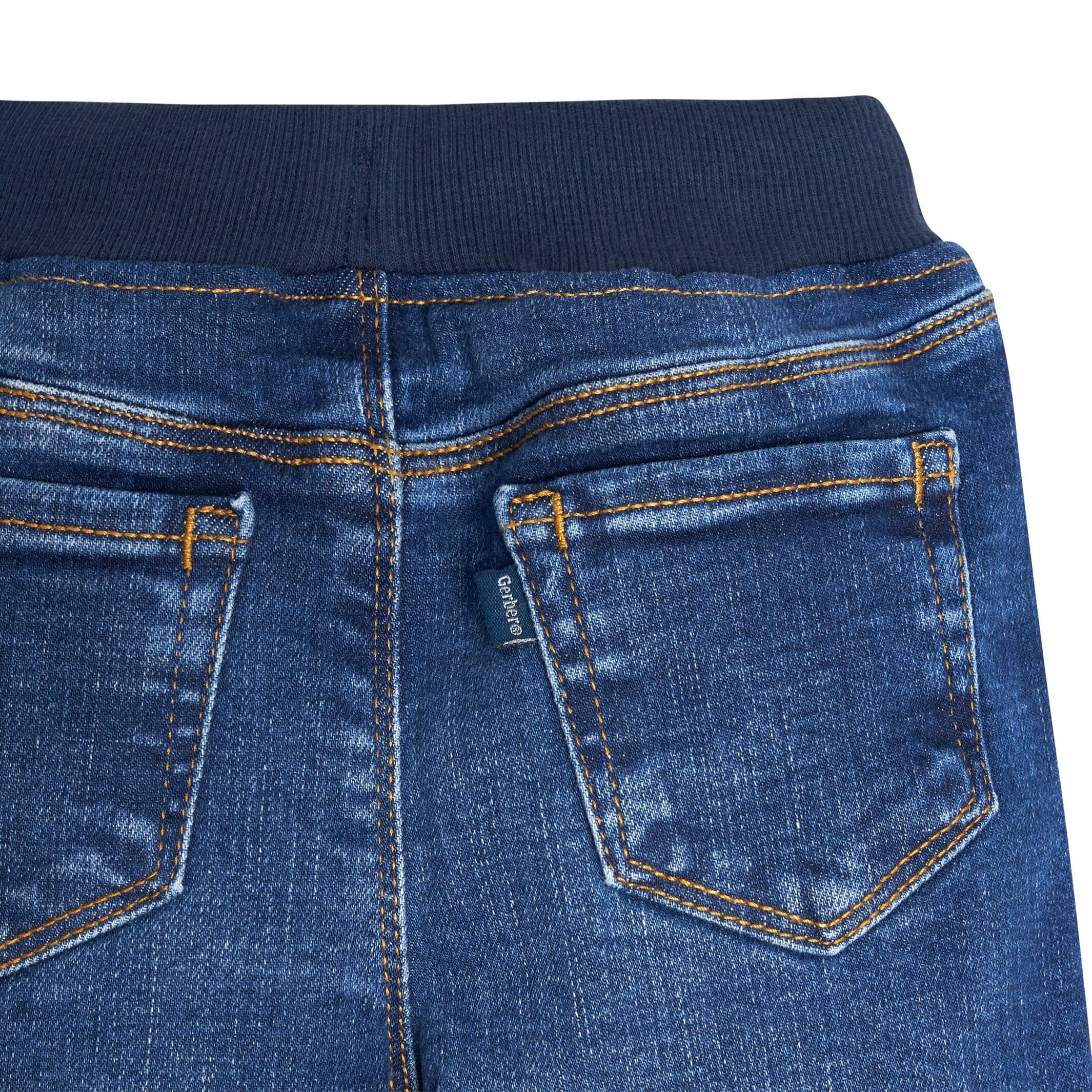 Toddler Neutral Blue Skinny Denim Jeans - Image 4