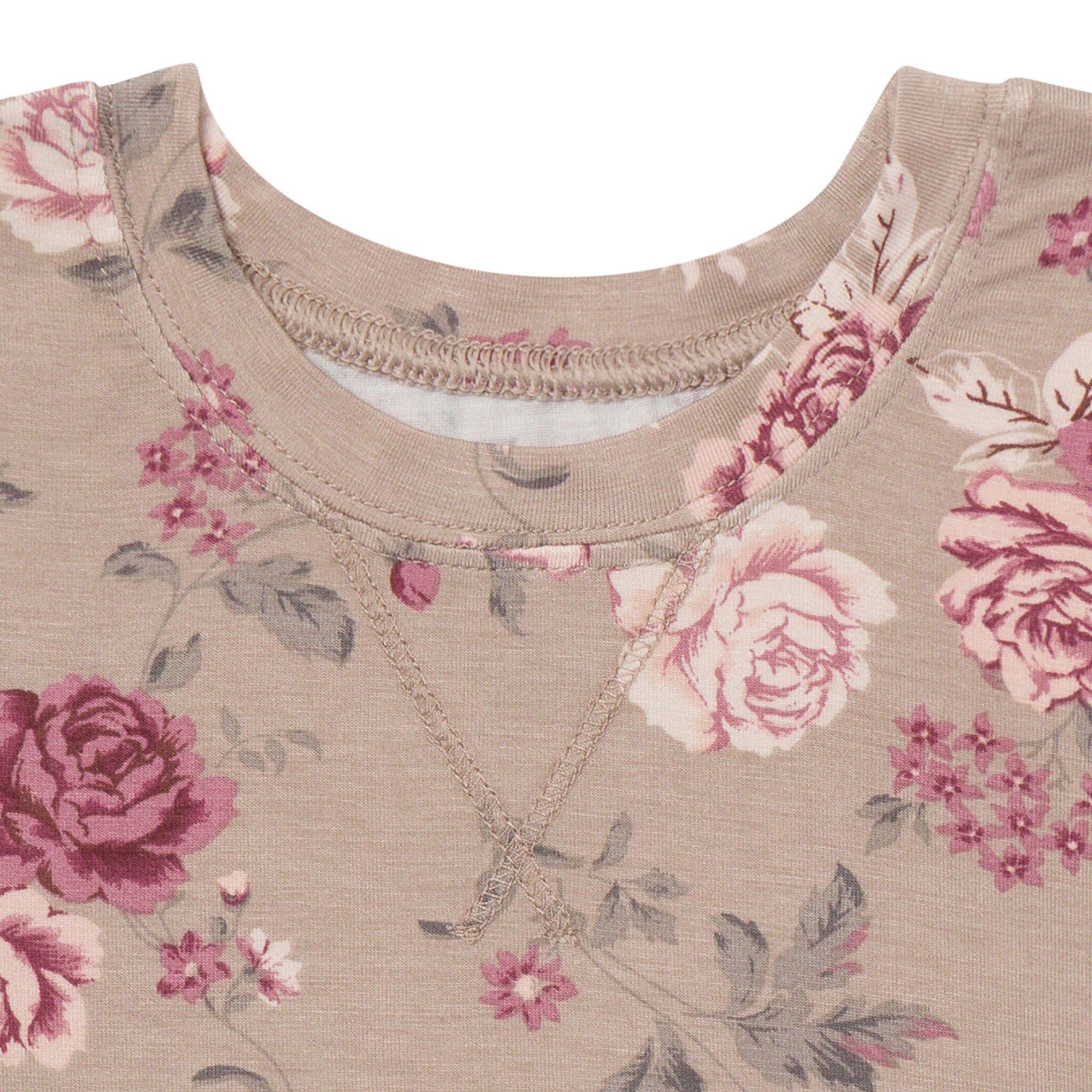 2-Piece Infant & Kid Girls Stone Rose Snug Fit Pajama - Image 5