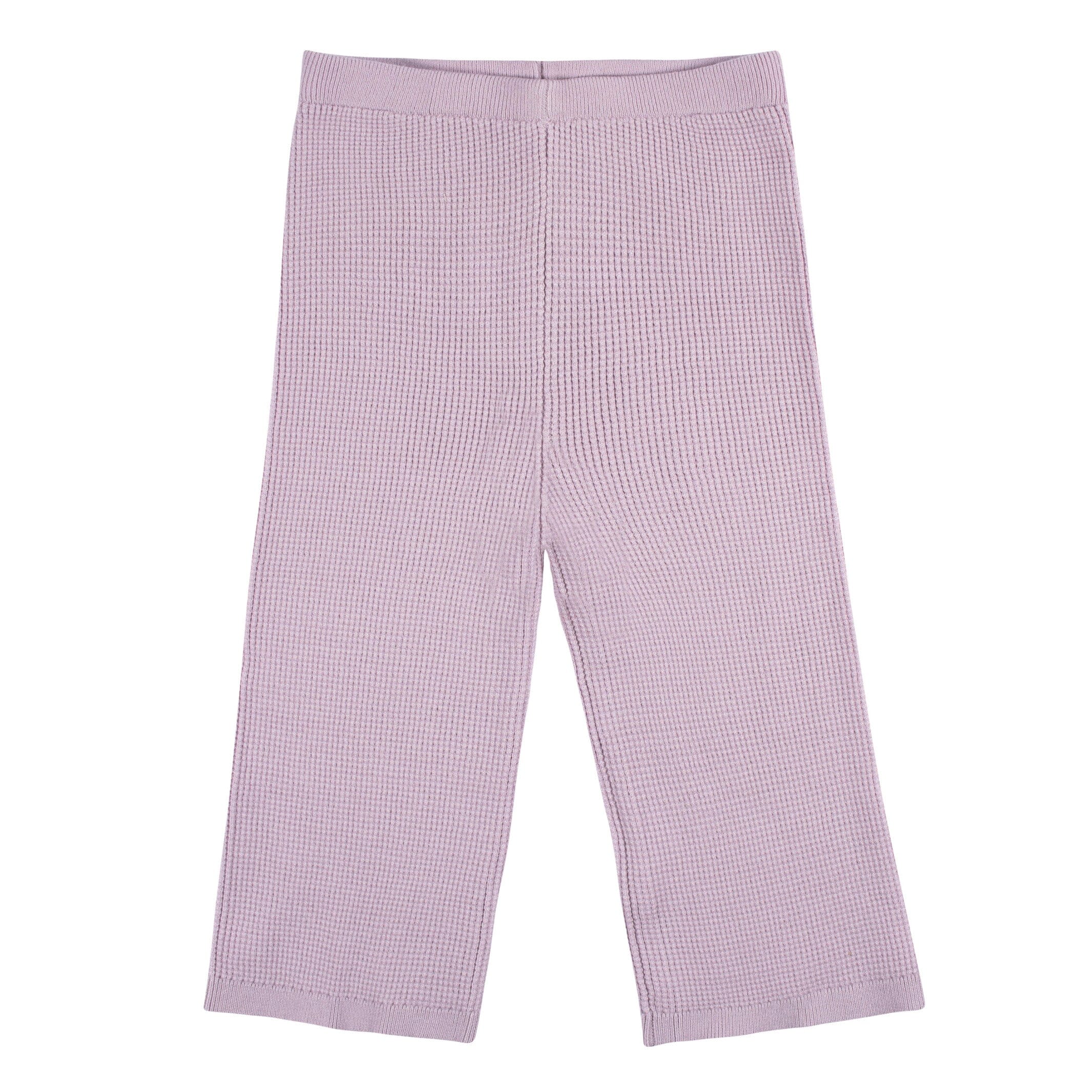 2-Piece Infant and Toddler Girls Lavender Sweater Knit Set - Image 5