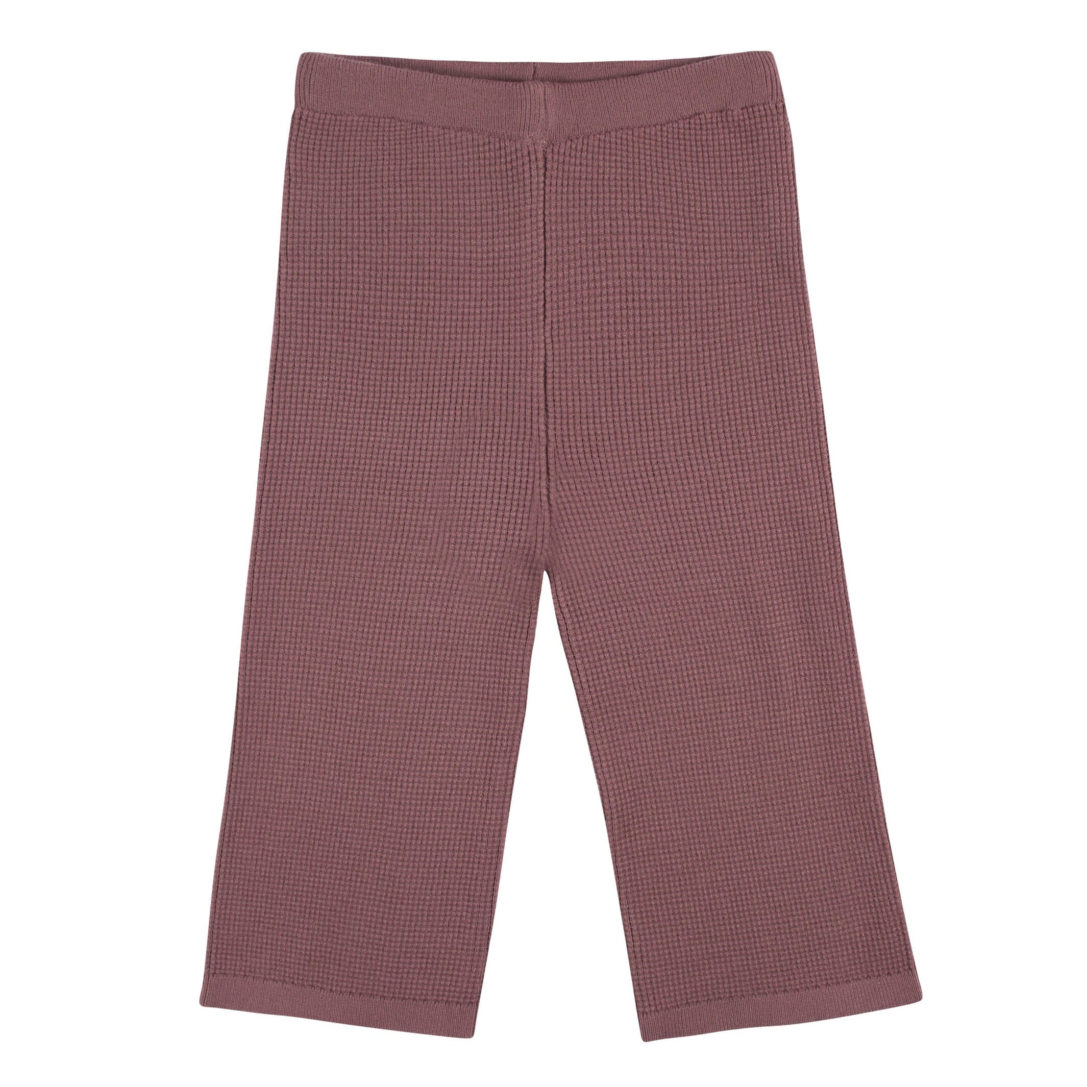 2-Piece Infant and Toddler Girls Mauve Sweater Knit Set - Image 5