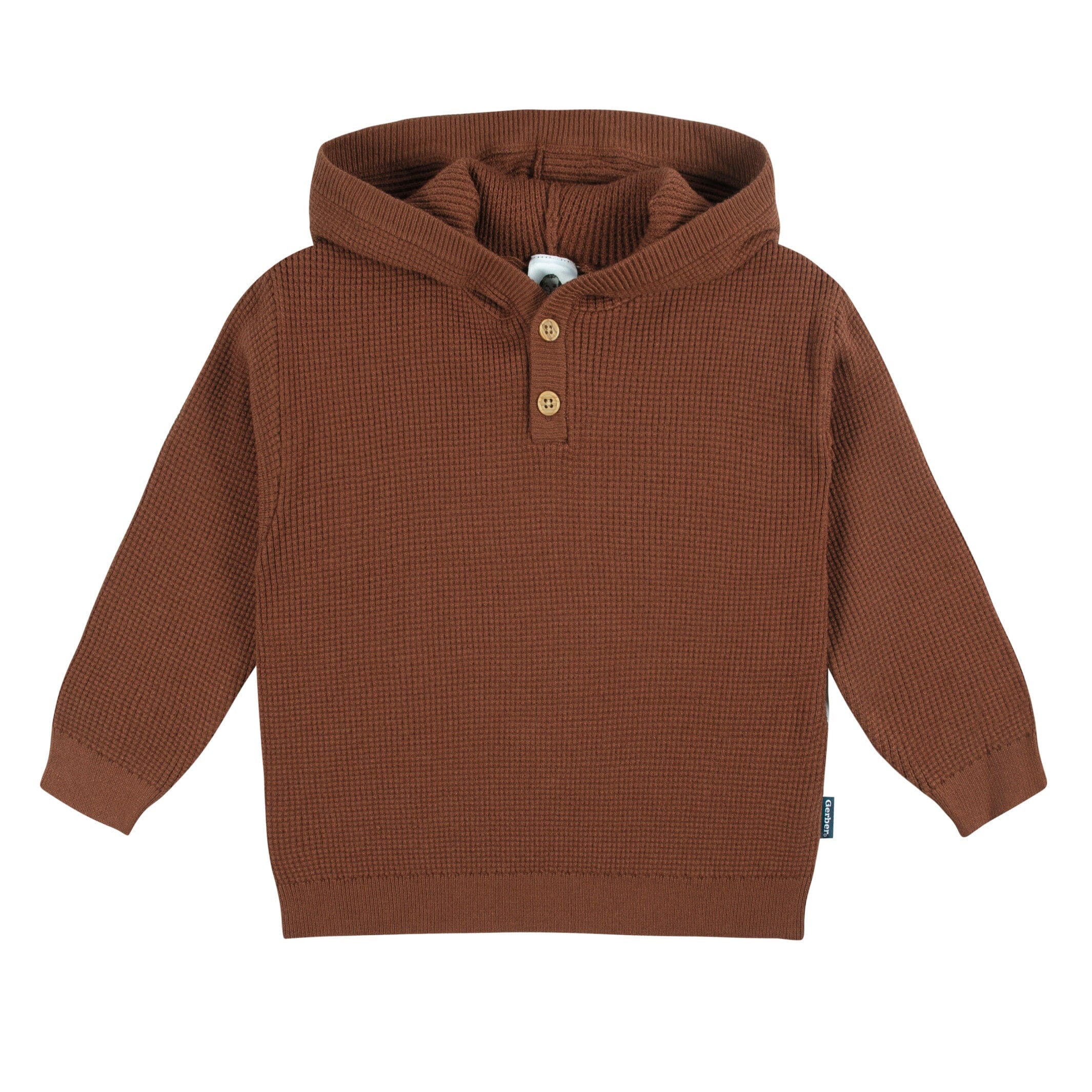 2-Piece Infant and Toddler Boys Rust Sweater Knit Set - Image 2