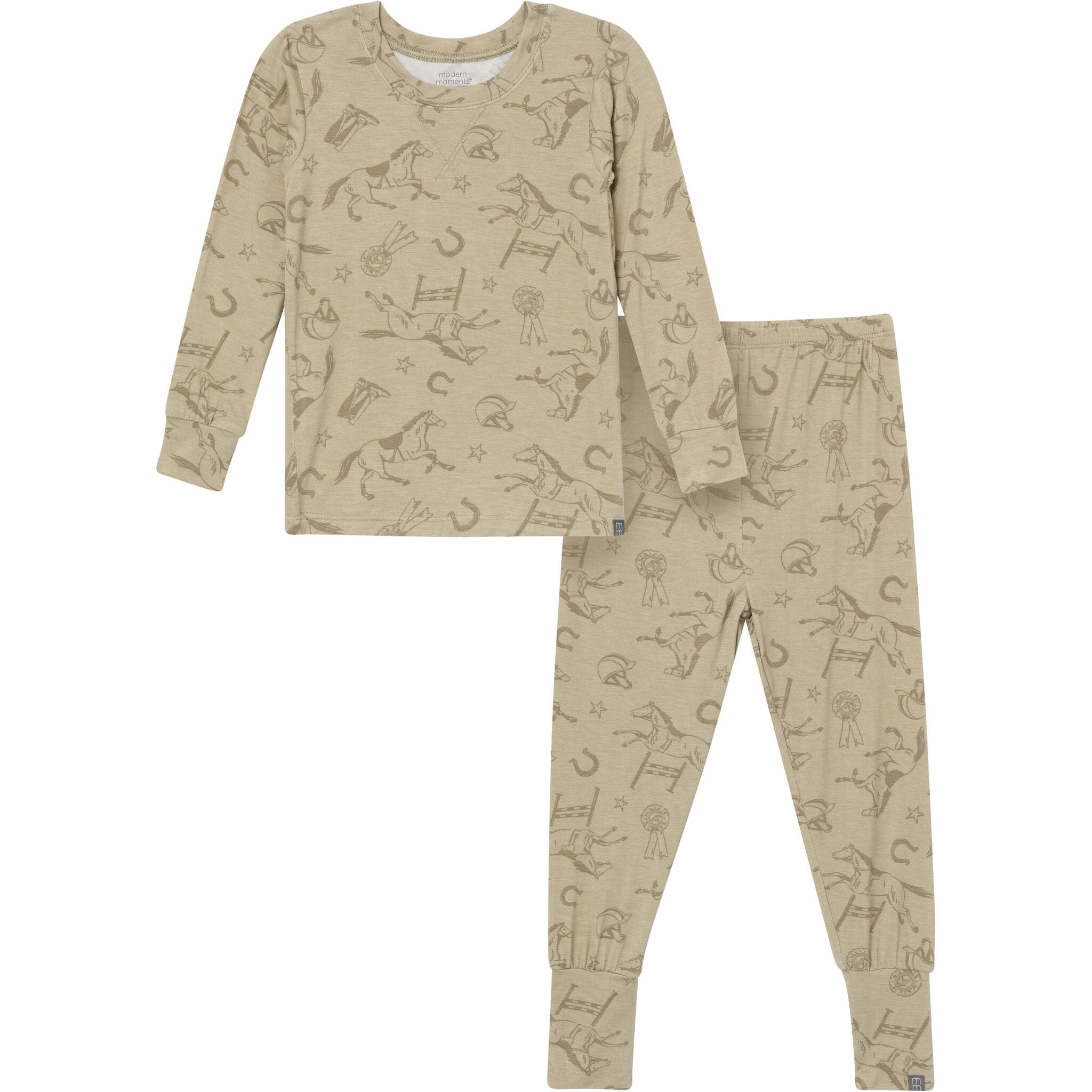 2-Piece Infant & Kid Boys Equestrian Snug Fit Pajama