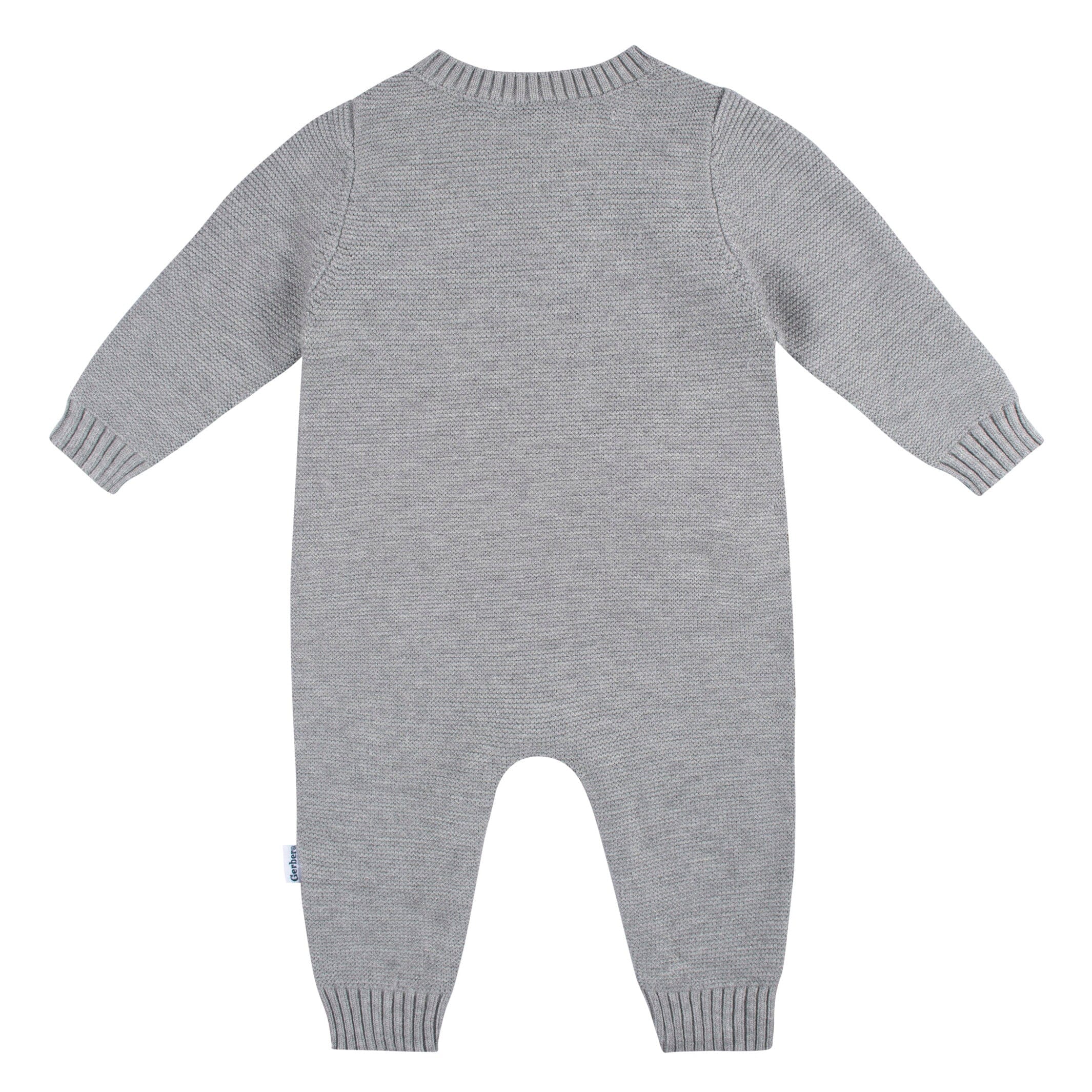 Baby Boys Raccoon Sweater Knit Romper - Image 4