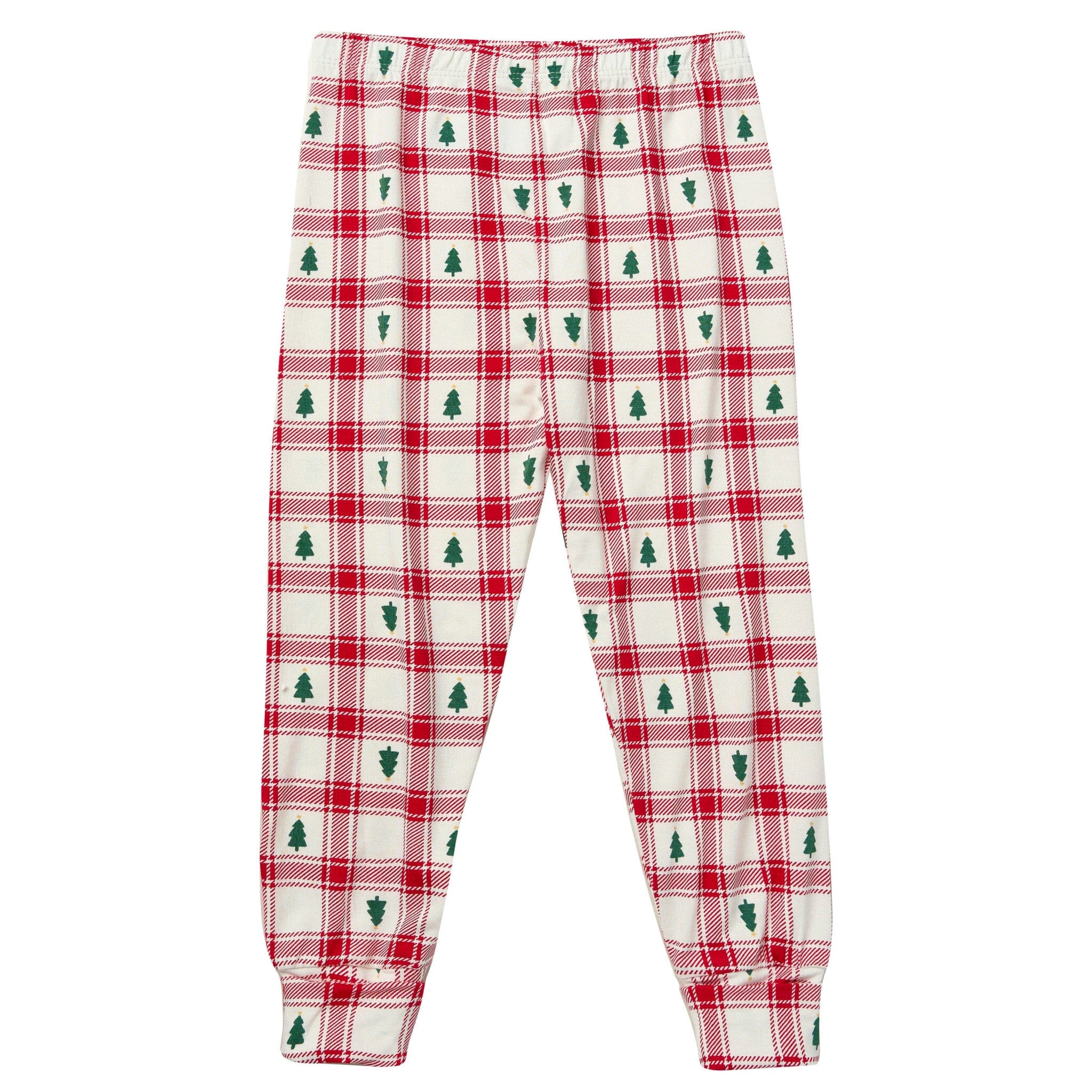 2-Piece Infant & Toddler Neutral Plaid Tree Snug Fit Pajamas - Image 8