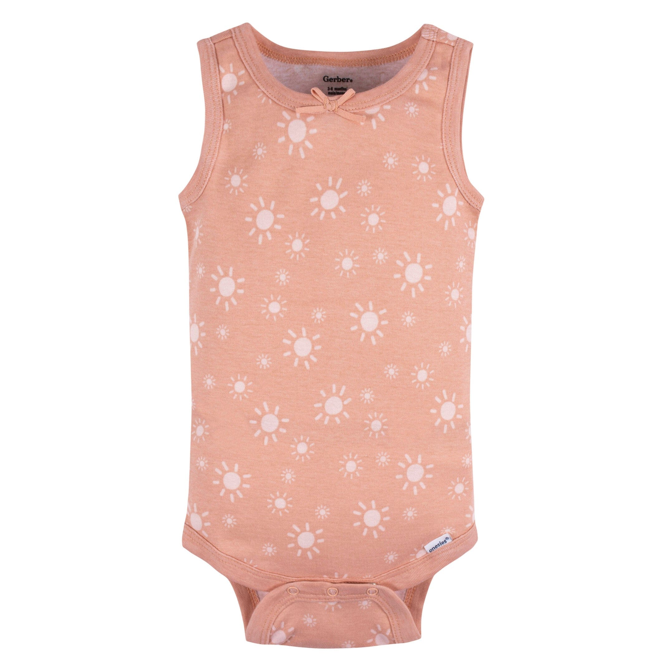 5-Pack Baby Girls Flowers Sleeveless Onesies® Bodysuits - Image 4