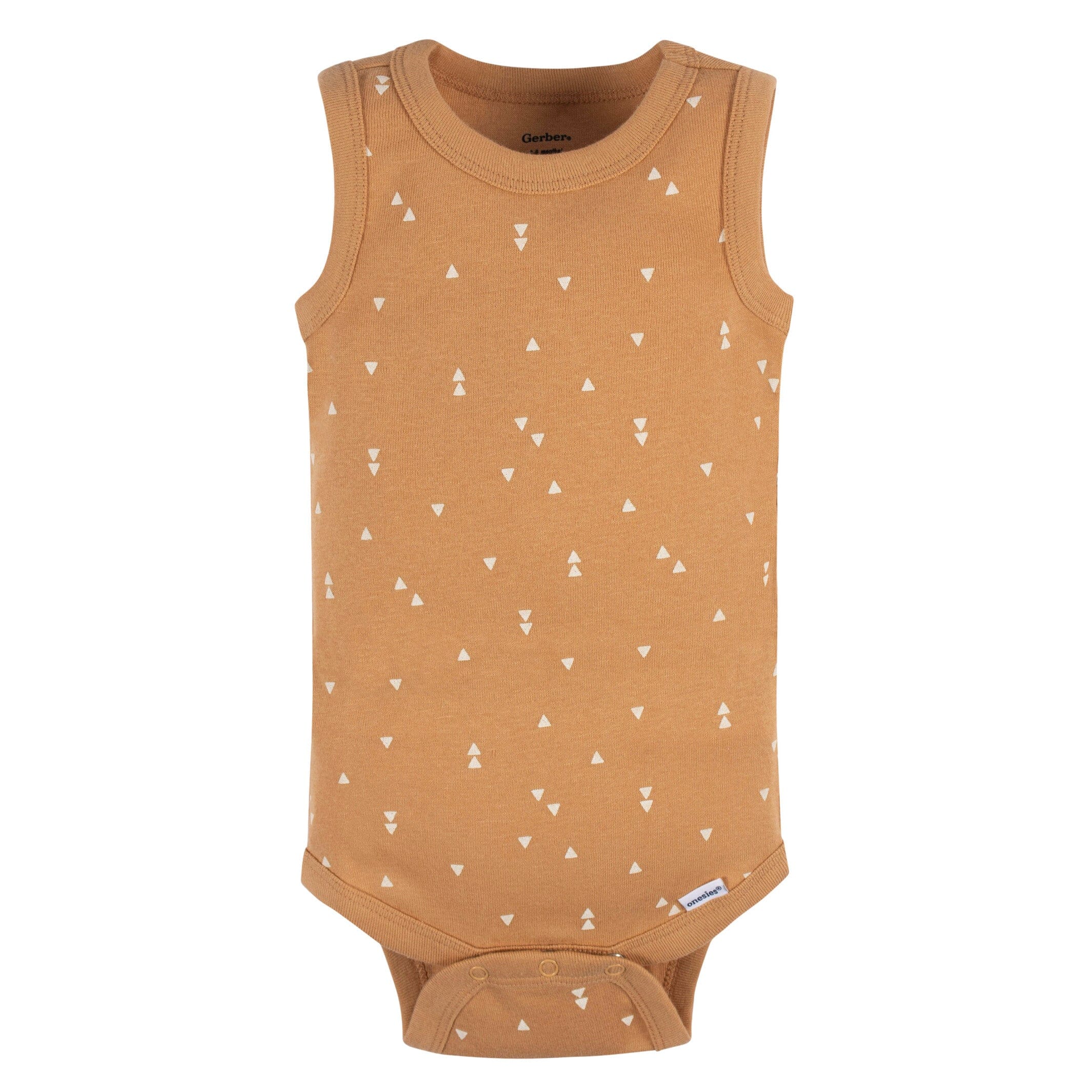5-Pack Baby Boys Green Stars Sleeveless Onesies® Bodysuits - Image 5